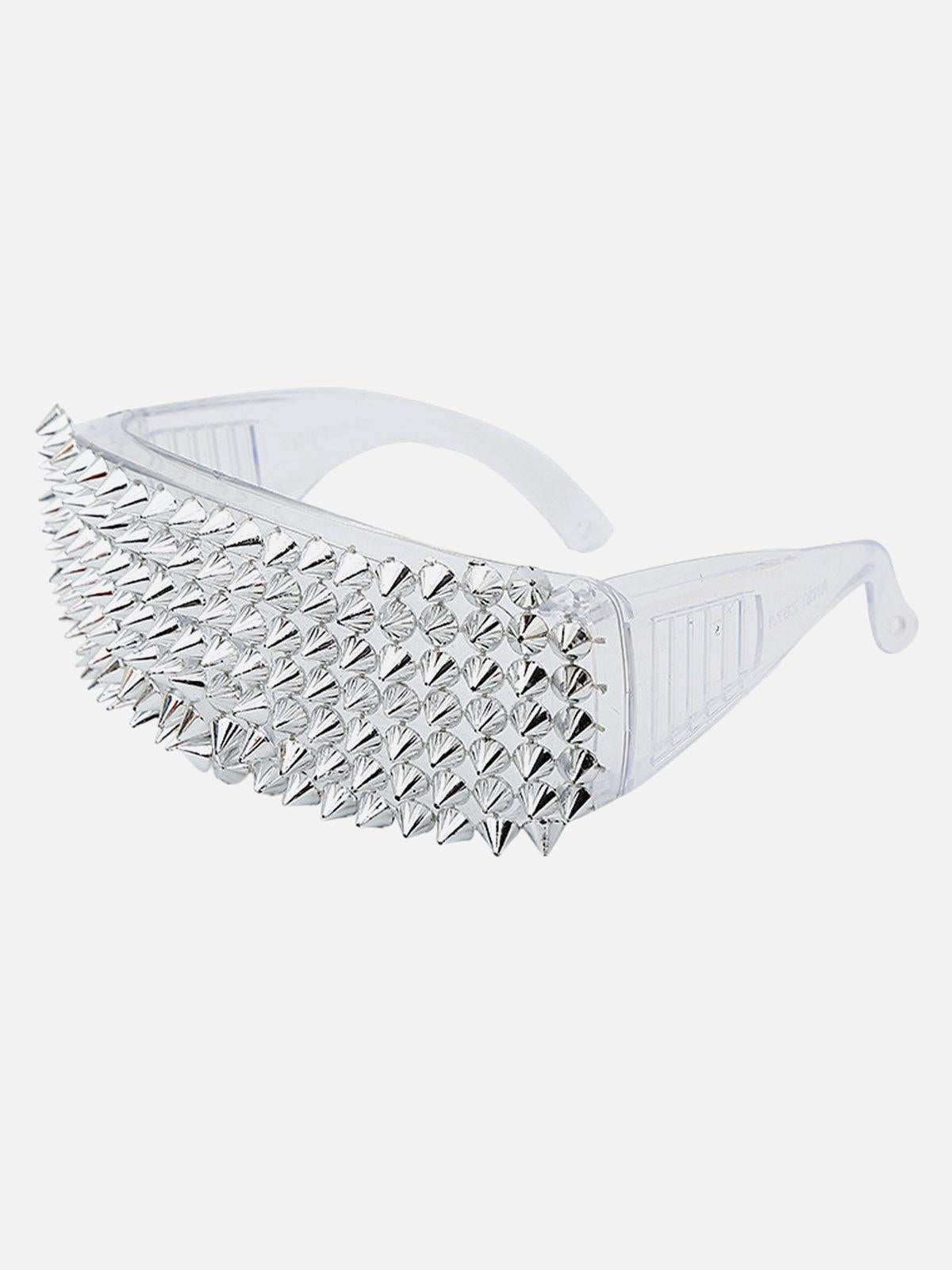 Concert Outfit Large Frame Outdoor Rivet Sunglasses Concert Outfit Large Frame Outdoor Rivet Sunglasses