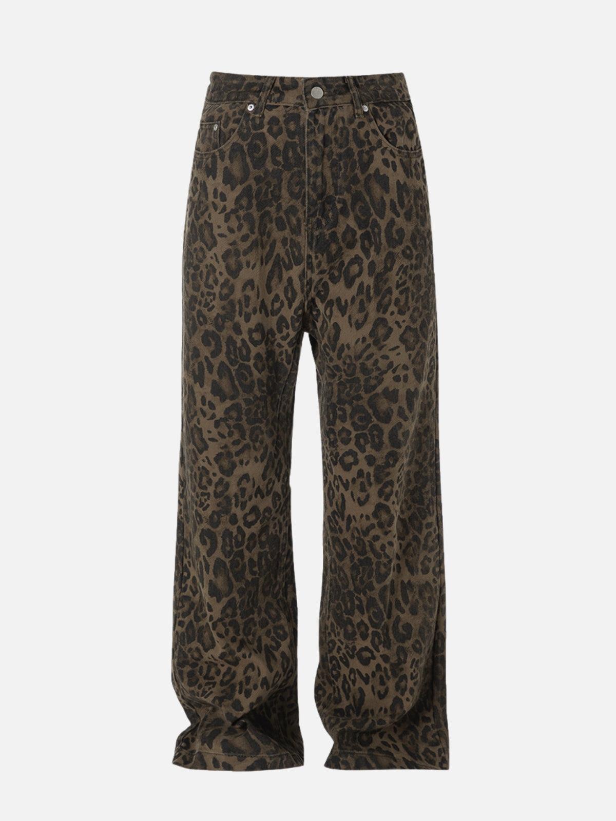 Concert Outfit Leopard Print Jeans