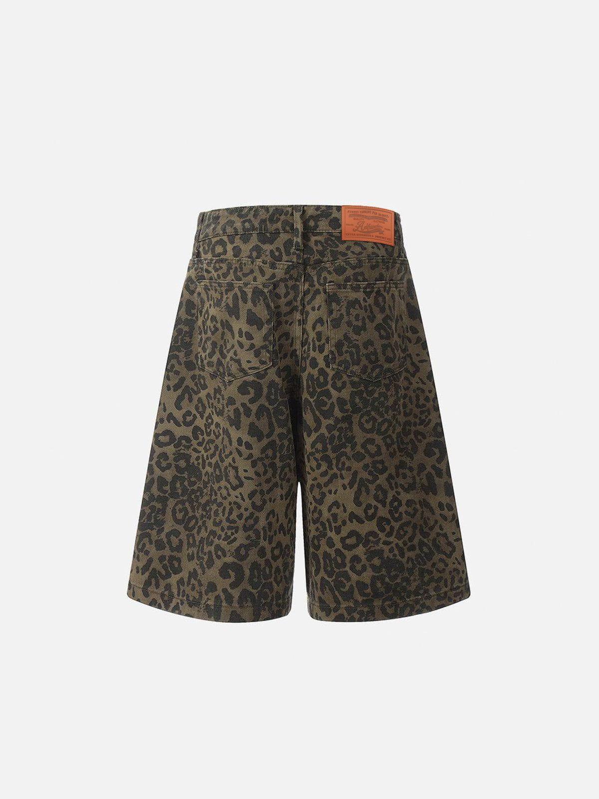 Concert Outfit Leopard Print Jorts