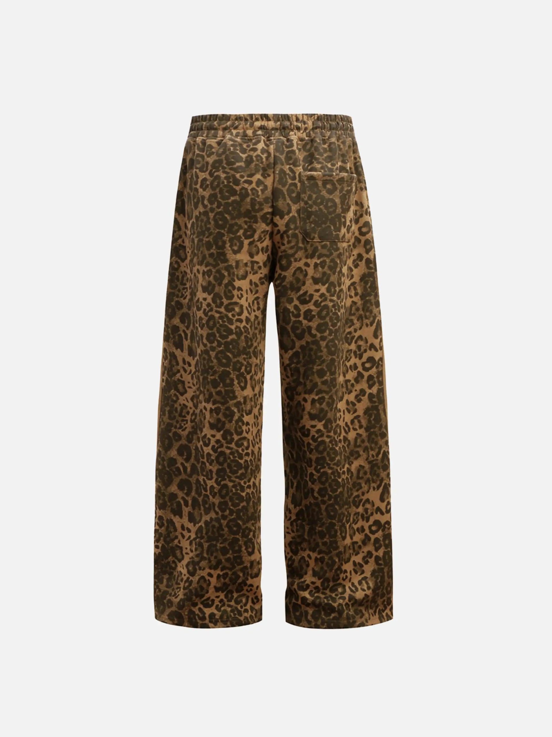 Concert Outfit Leopard Stripe Sweatpants