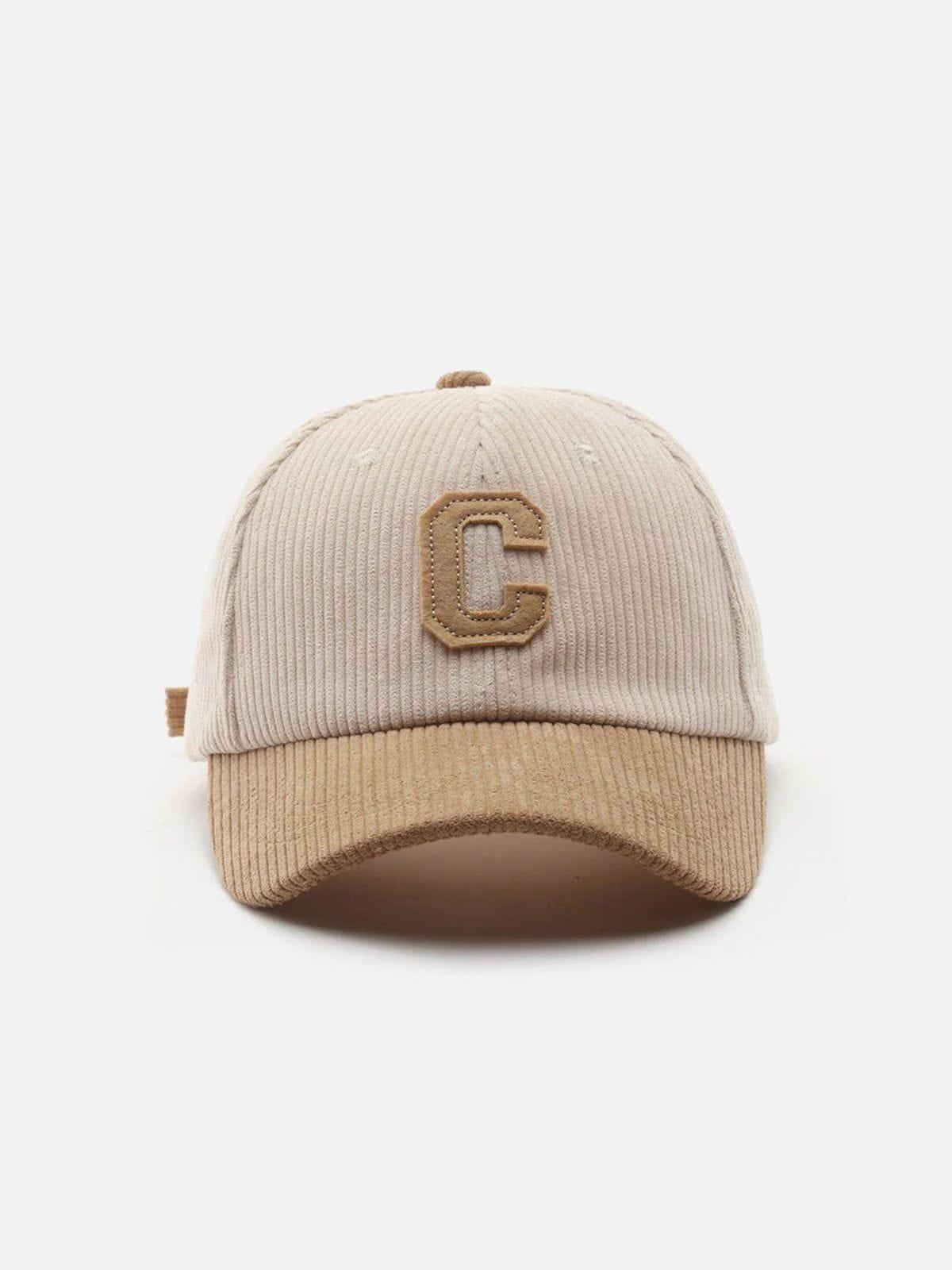 Concert Outfit Letter C Patchwork Hat