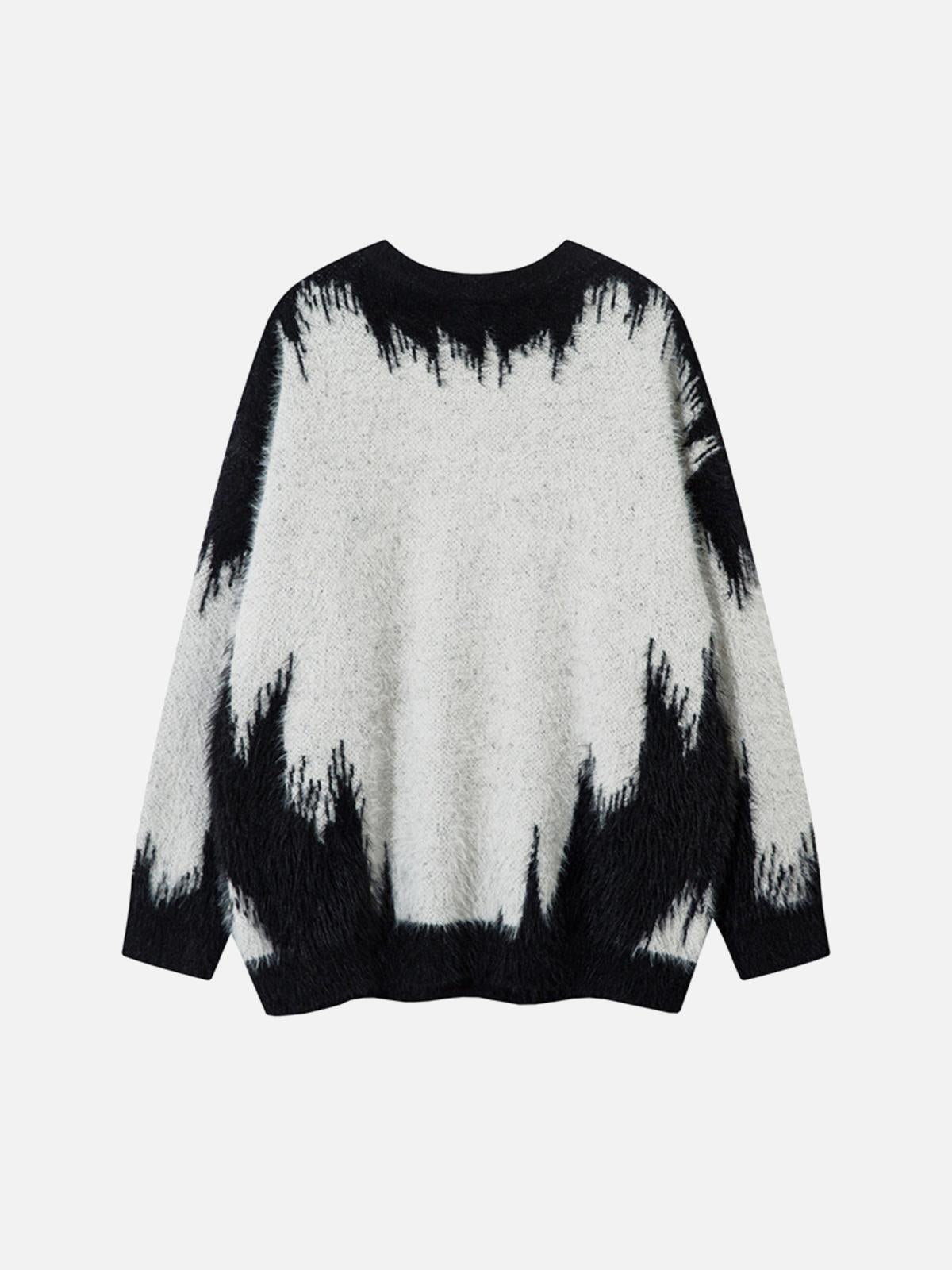 Concert Outfit Letter Jacquard Sweater
