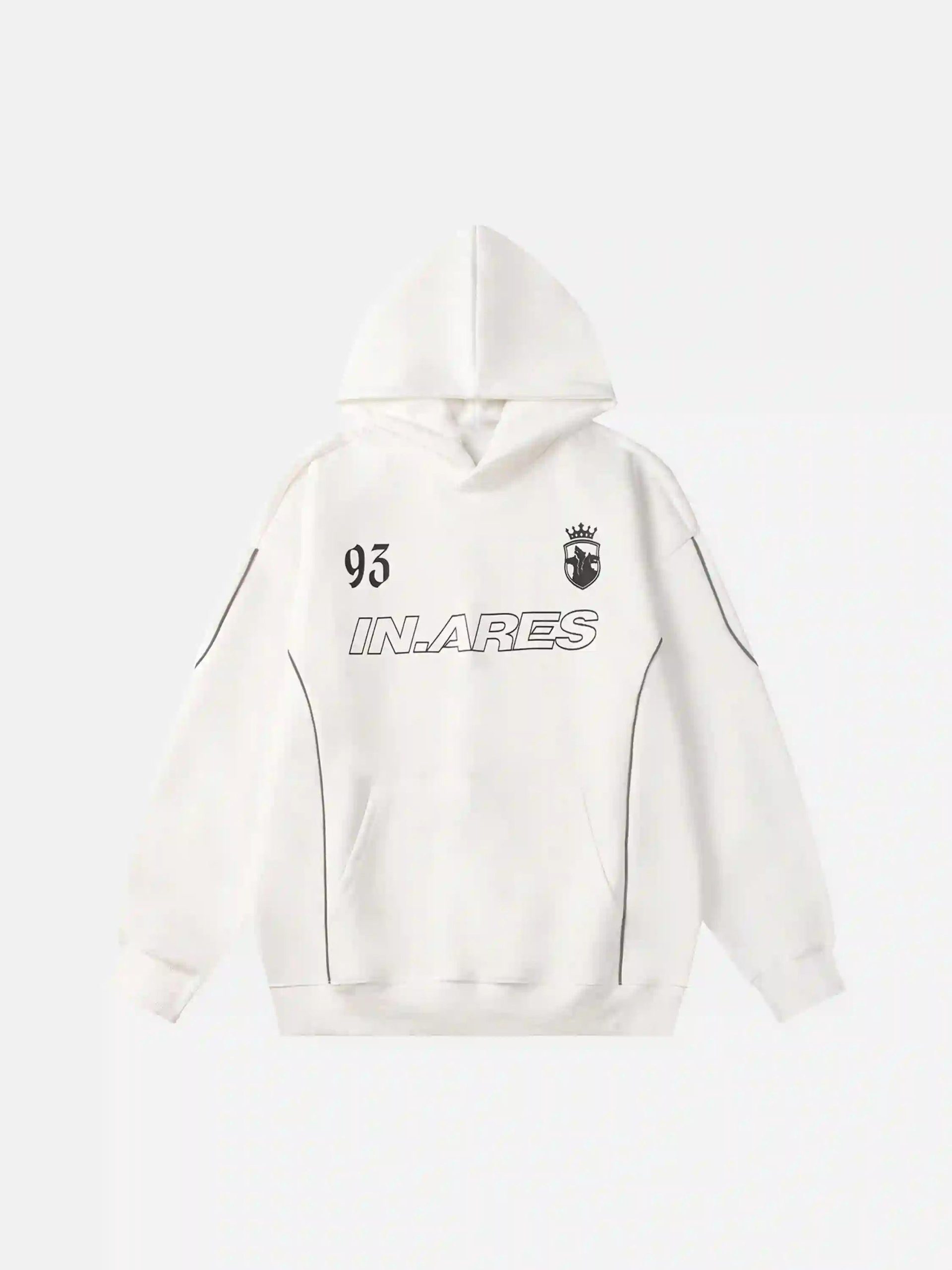 Concert Outfit Letter Print Line Design Hoodie