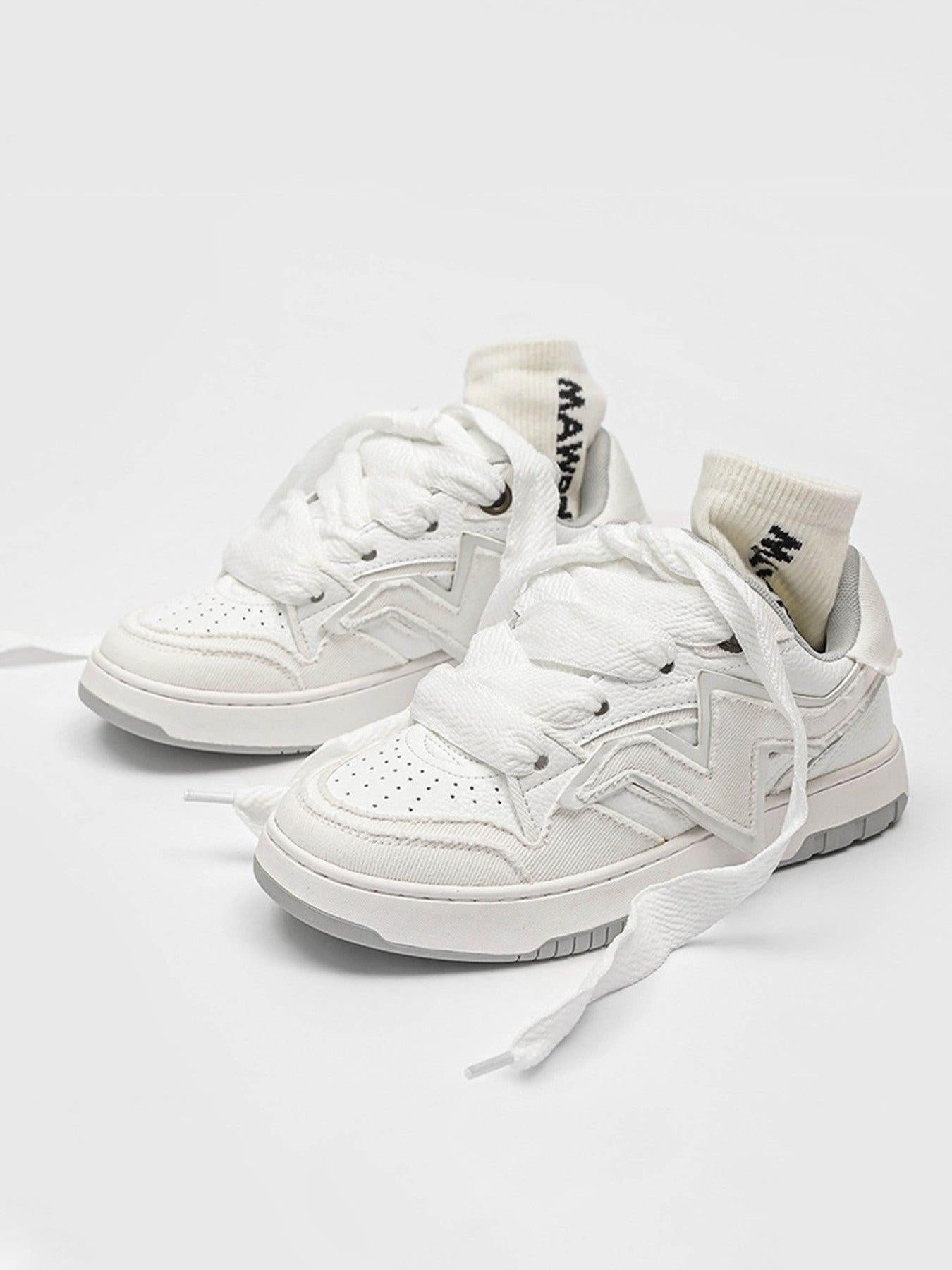 Concert Outfit Lightning Collision Color Splicing Board Shoes Concert Outfit Lightning Collision Color Splicing Board Shoes