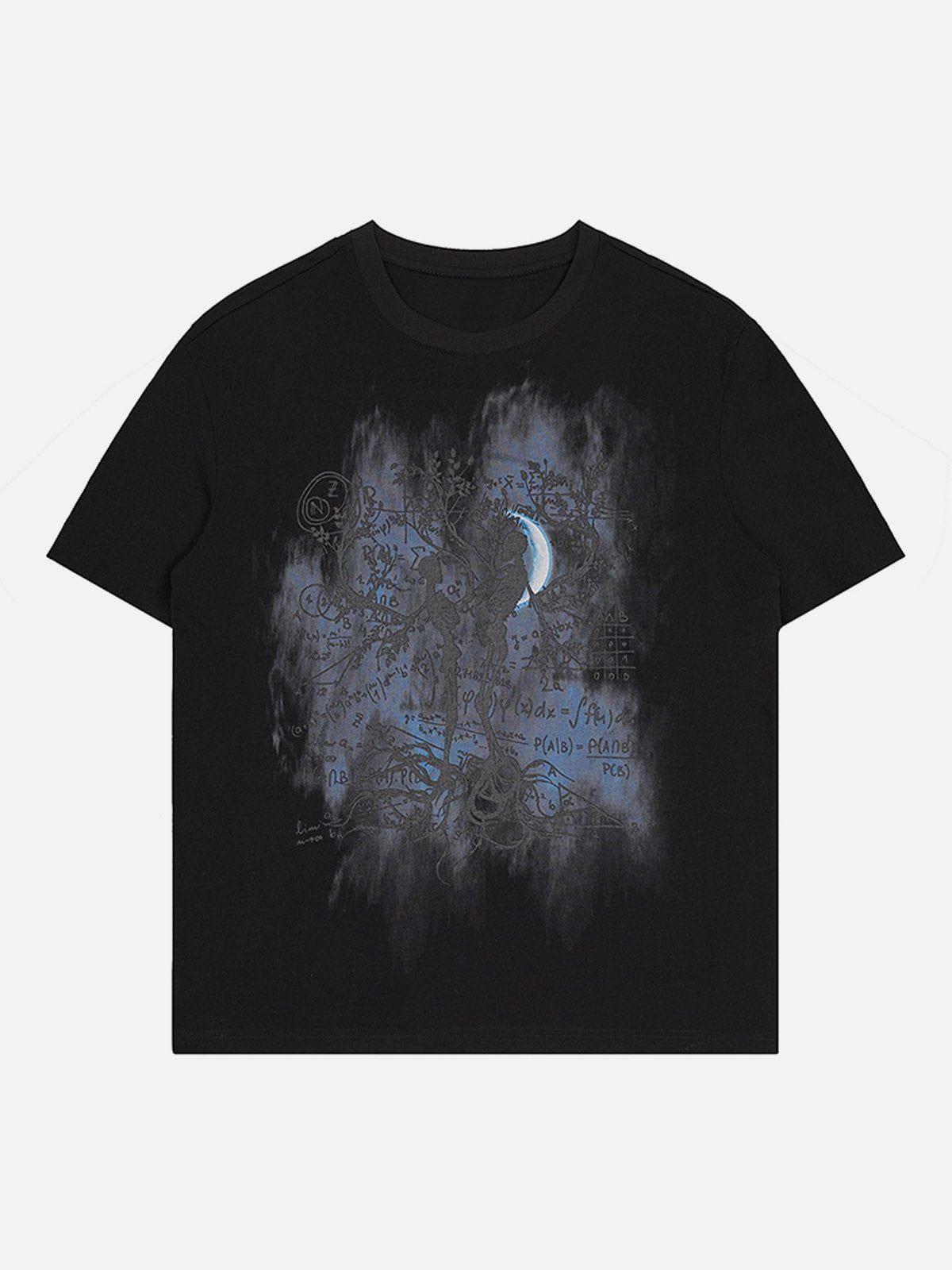 Concert Outfit Line Skeleton Graphic Tee