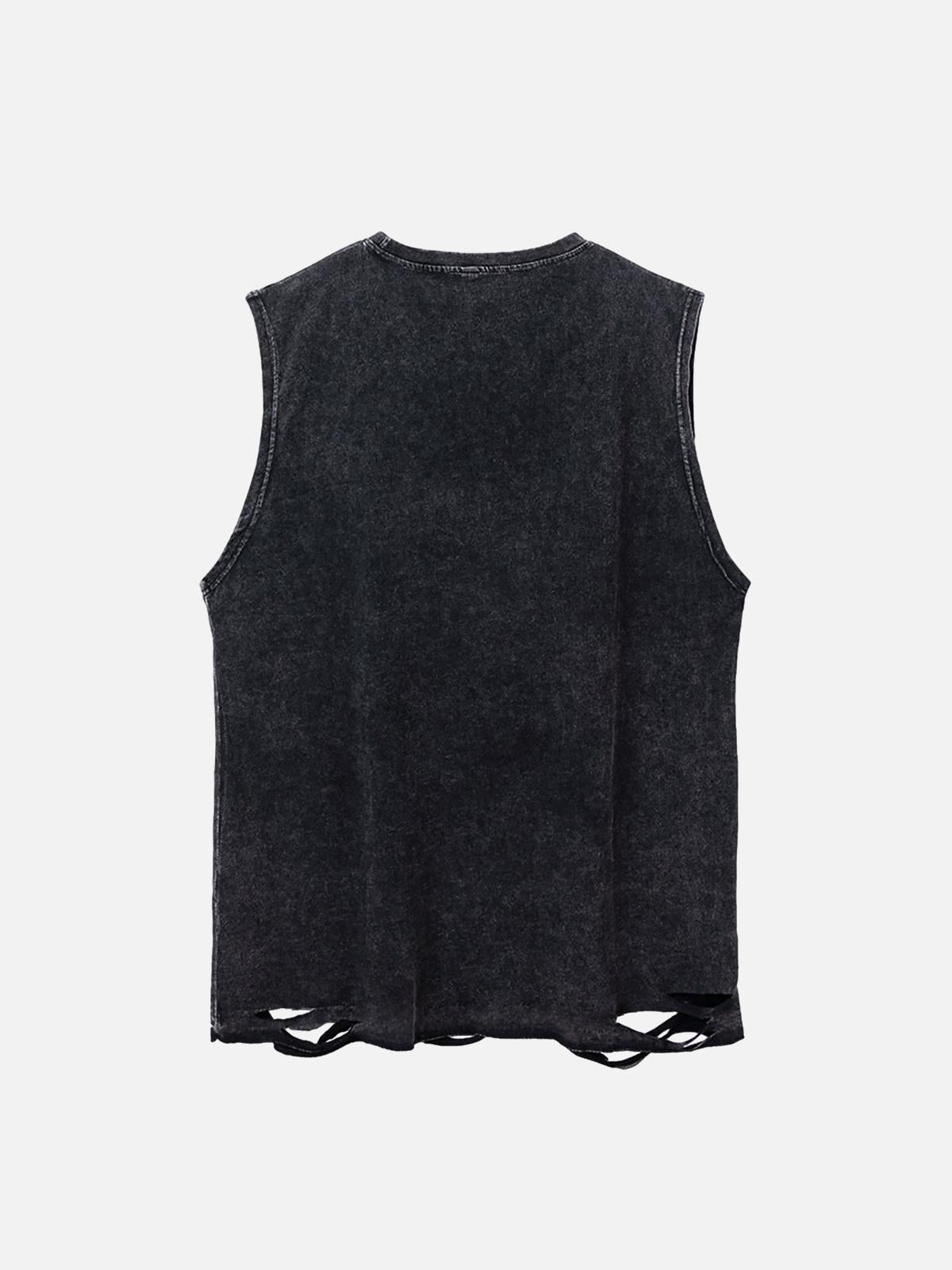 Concert Outfit Love Cross Street Rap Sleeveless Vest