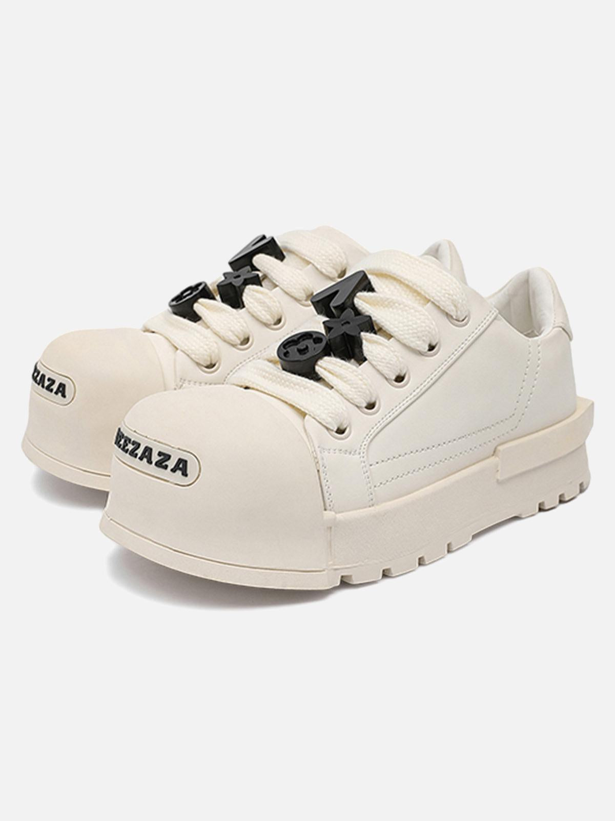 Concert Outfit Monochrome Chunky Tread Sneakers