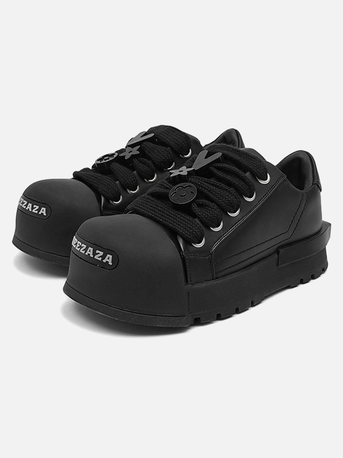 Concert Outfit Monochrome Chunky Tread Sneakers