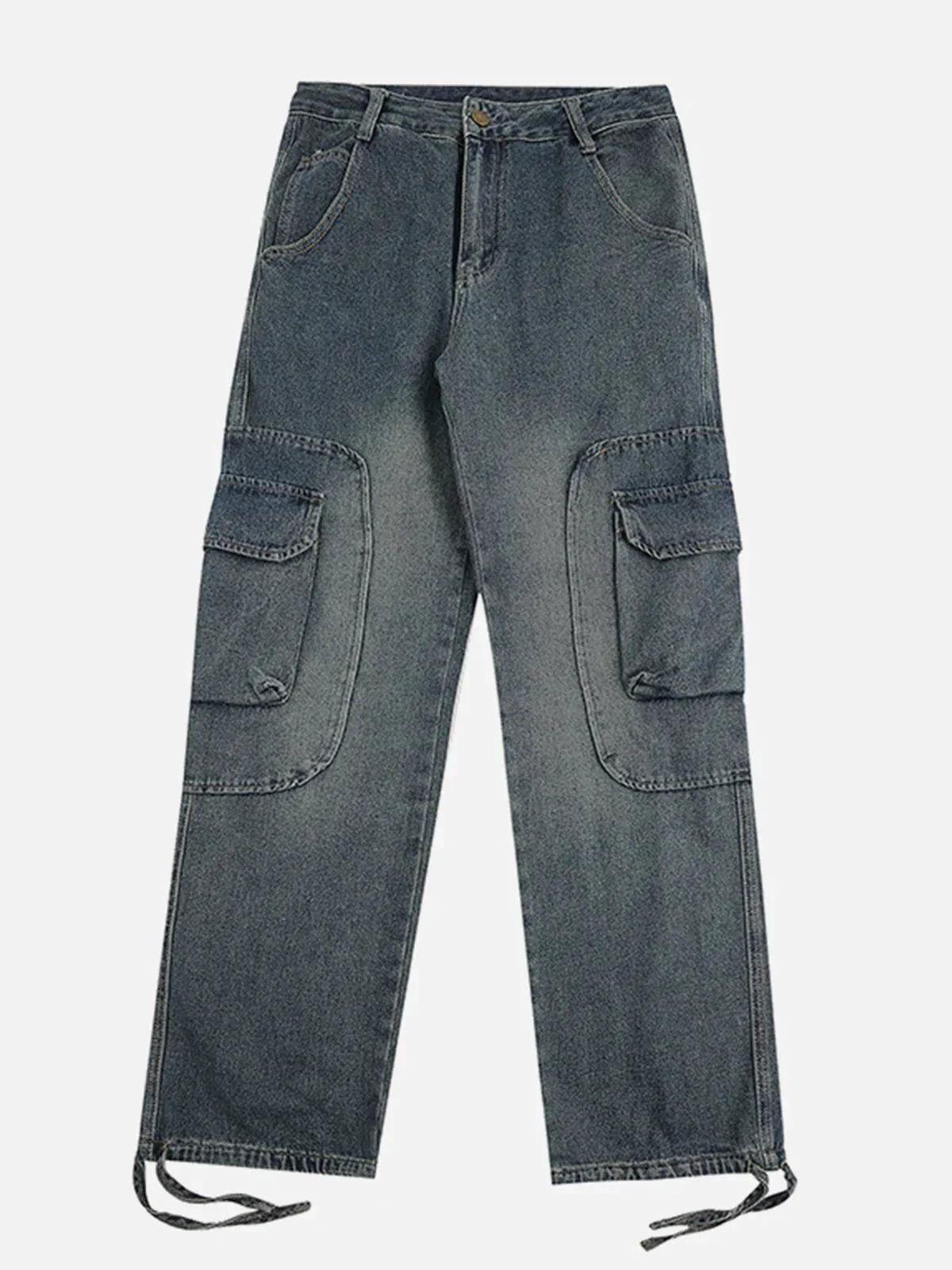 Concert Outfit Multi-Pocket Cargo Jeans