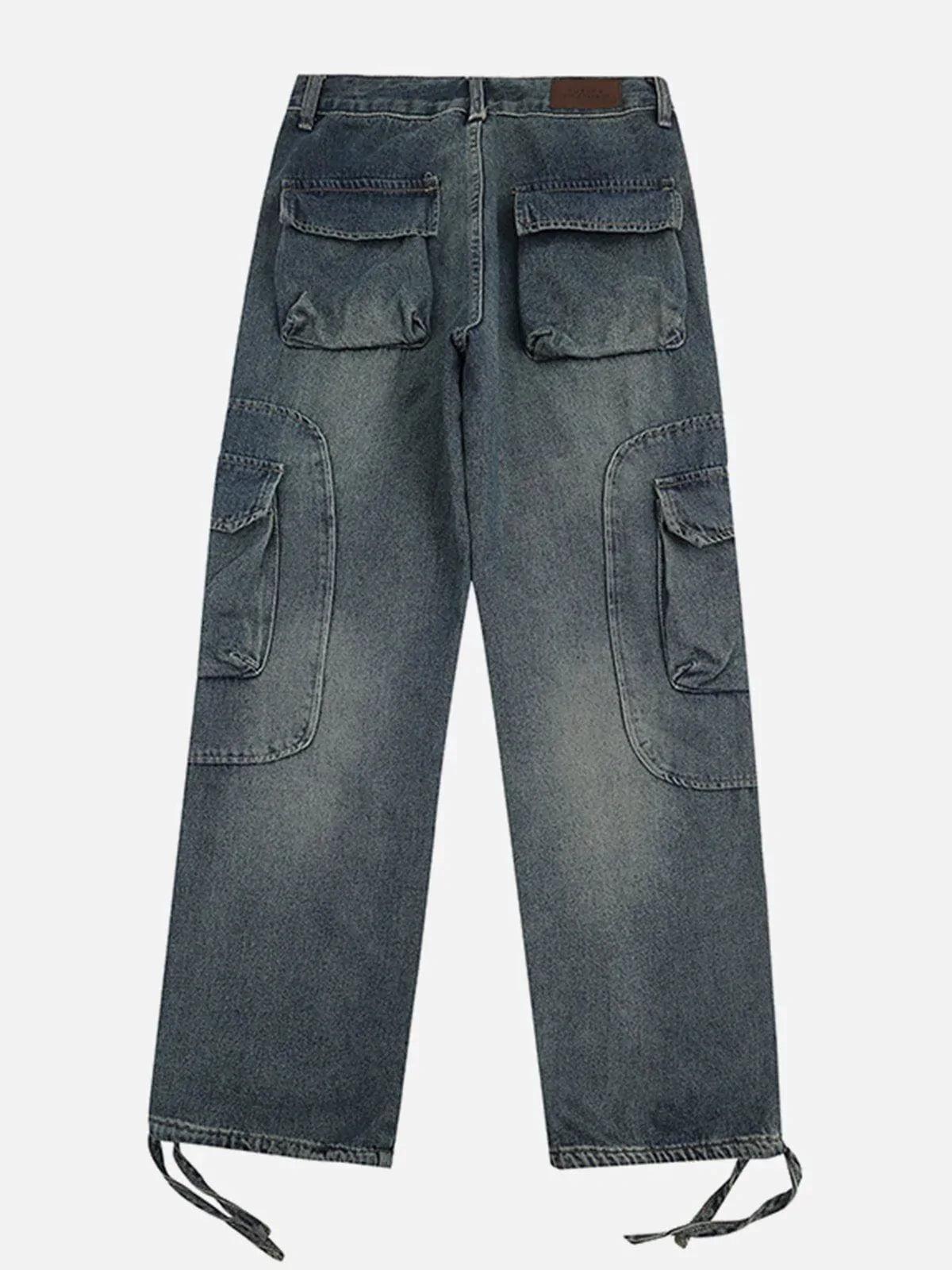 Concert Outfit Multi-Pocket Cargo Jeans