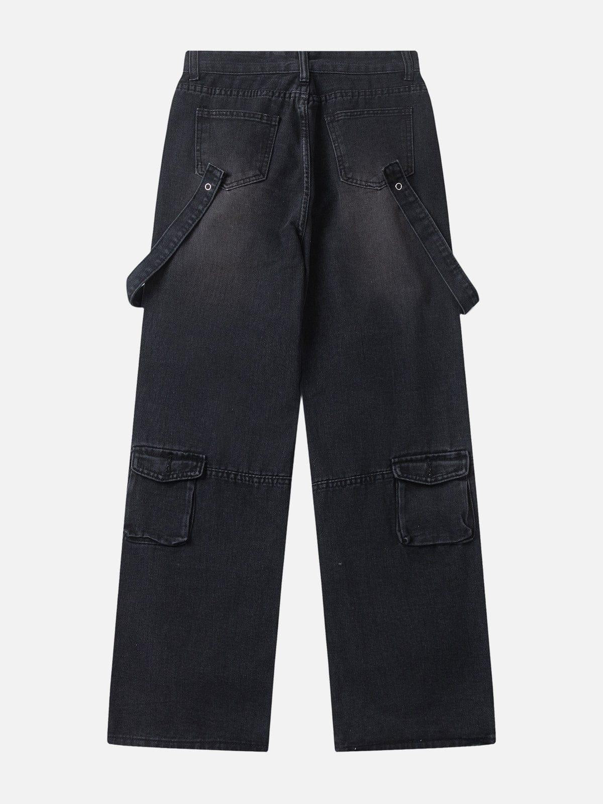 Concert Outfit Multi-Pocket Workwear Jeans