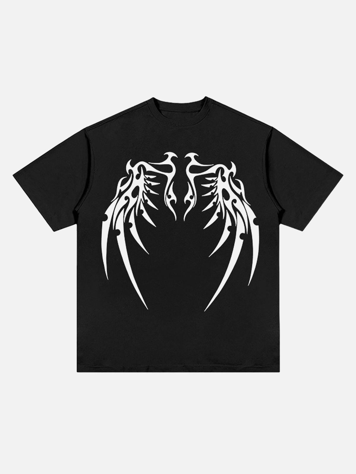 Concert Outfit Original Bone Wing Street Rap T-Shirt