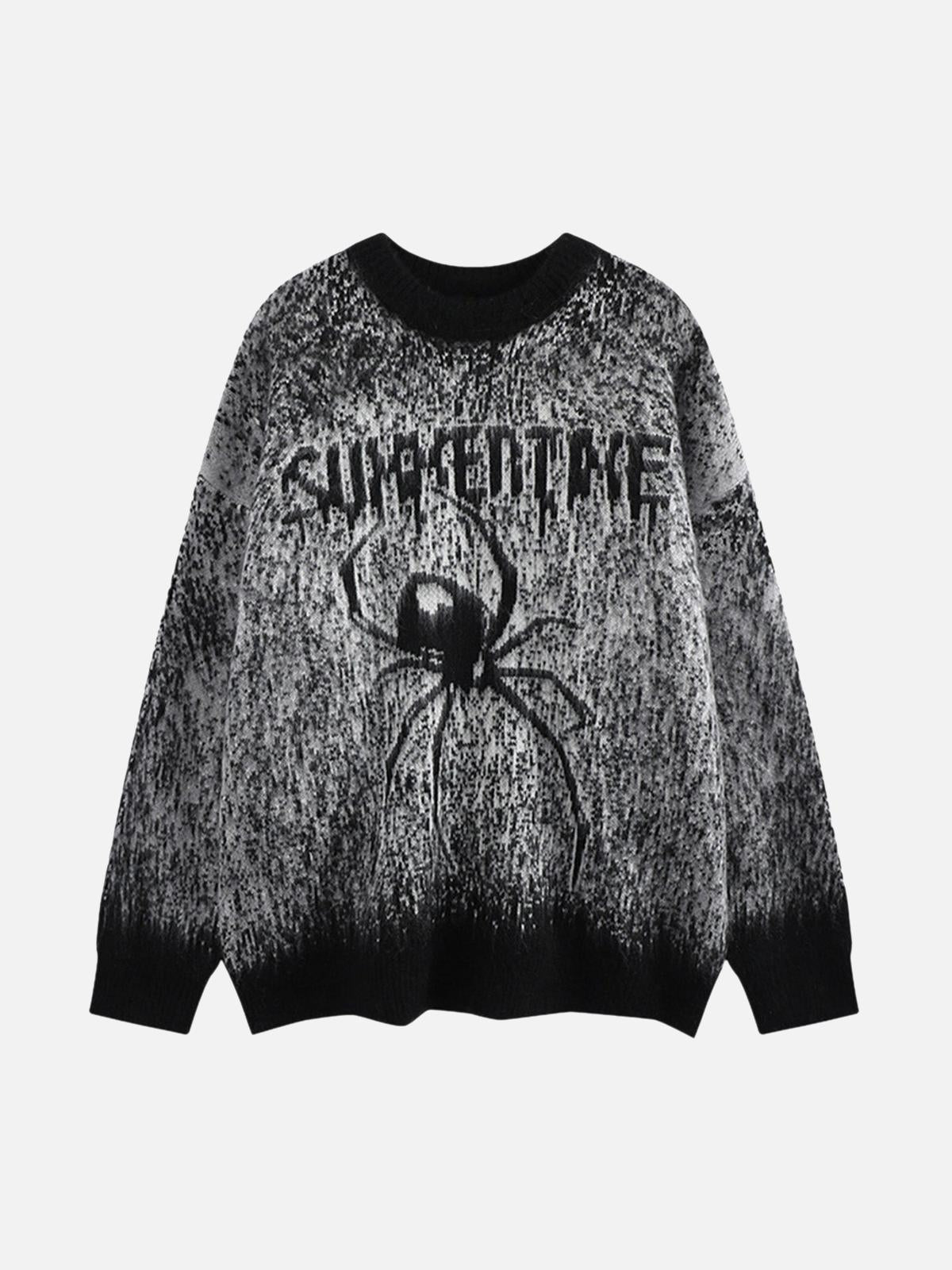 Concert Outfit Oversized Spider Sweater