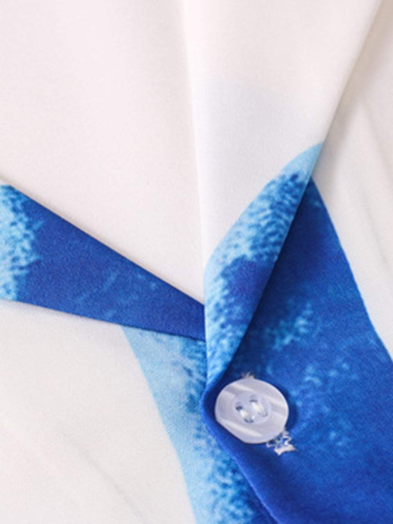 Concert Outfit Palm Digital Print Loose Lapel Short Sleeve Shirt Concert Outfit Palm Digital Print Loose Lapel Short Sleeve Shirt