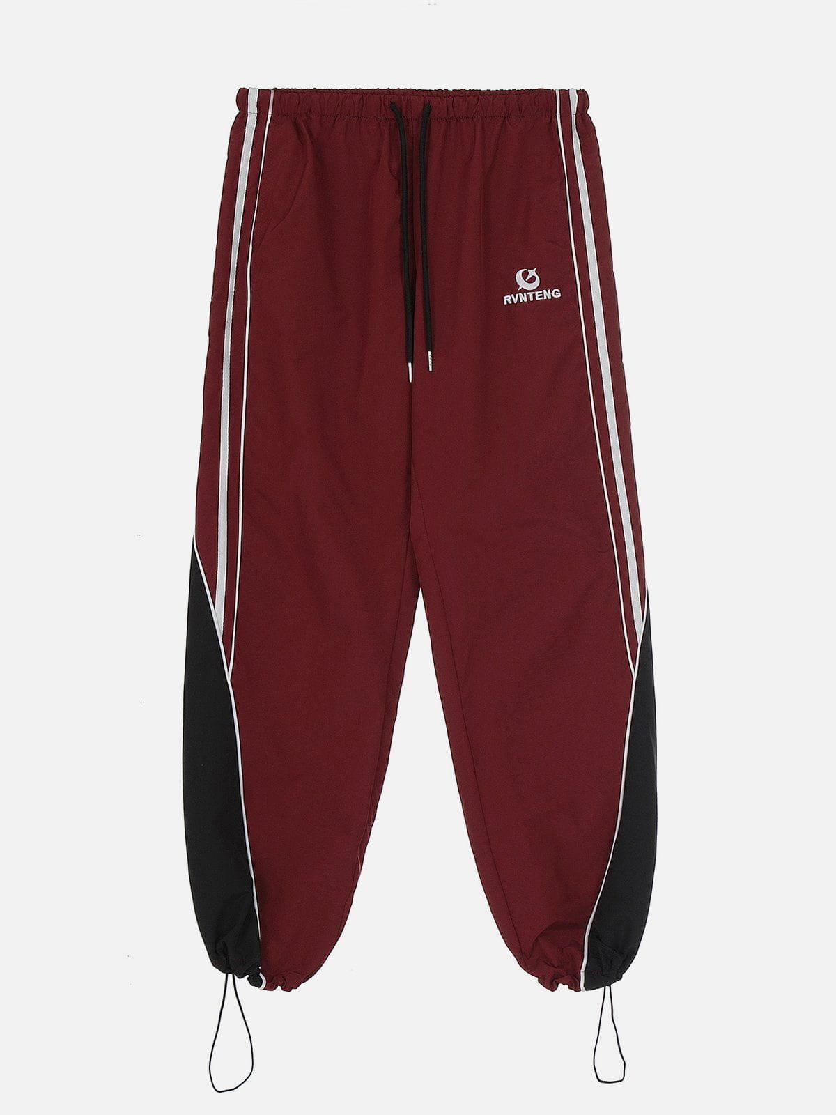 Concert Outfit Patchwork Tapered Leg Sweatpants Concert Outfit Patchwork Tapered Leg Sweatpants