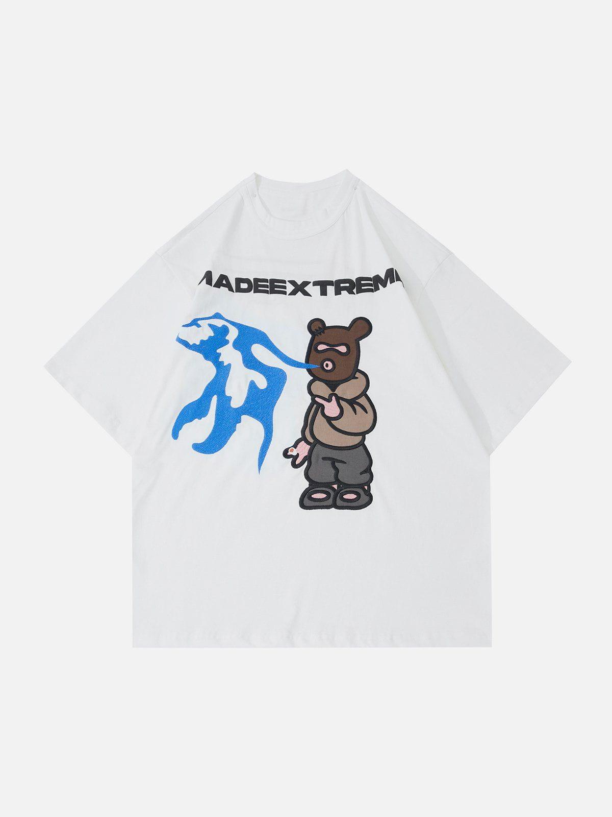 Concert Outfit Pistol Bear Graphic Tee