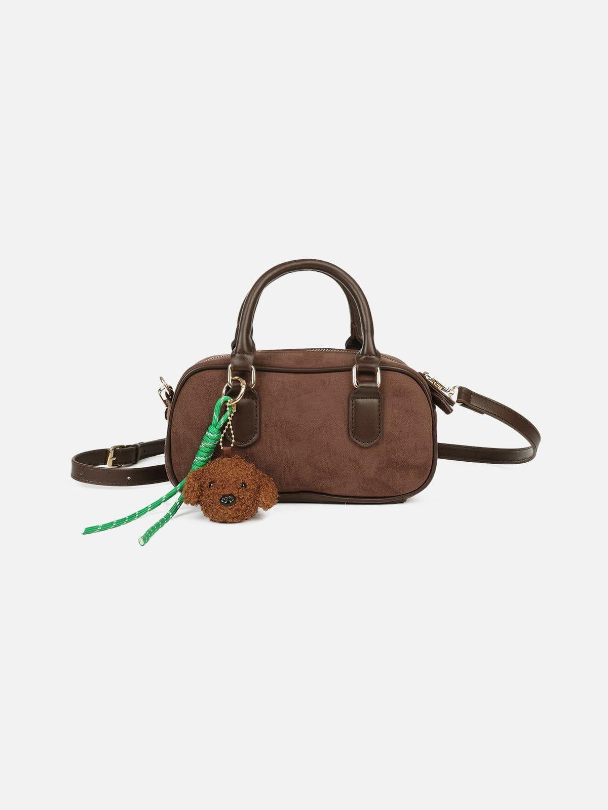 Concert Outfit Plush Dog Suede Bag