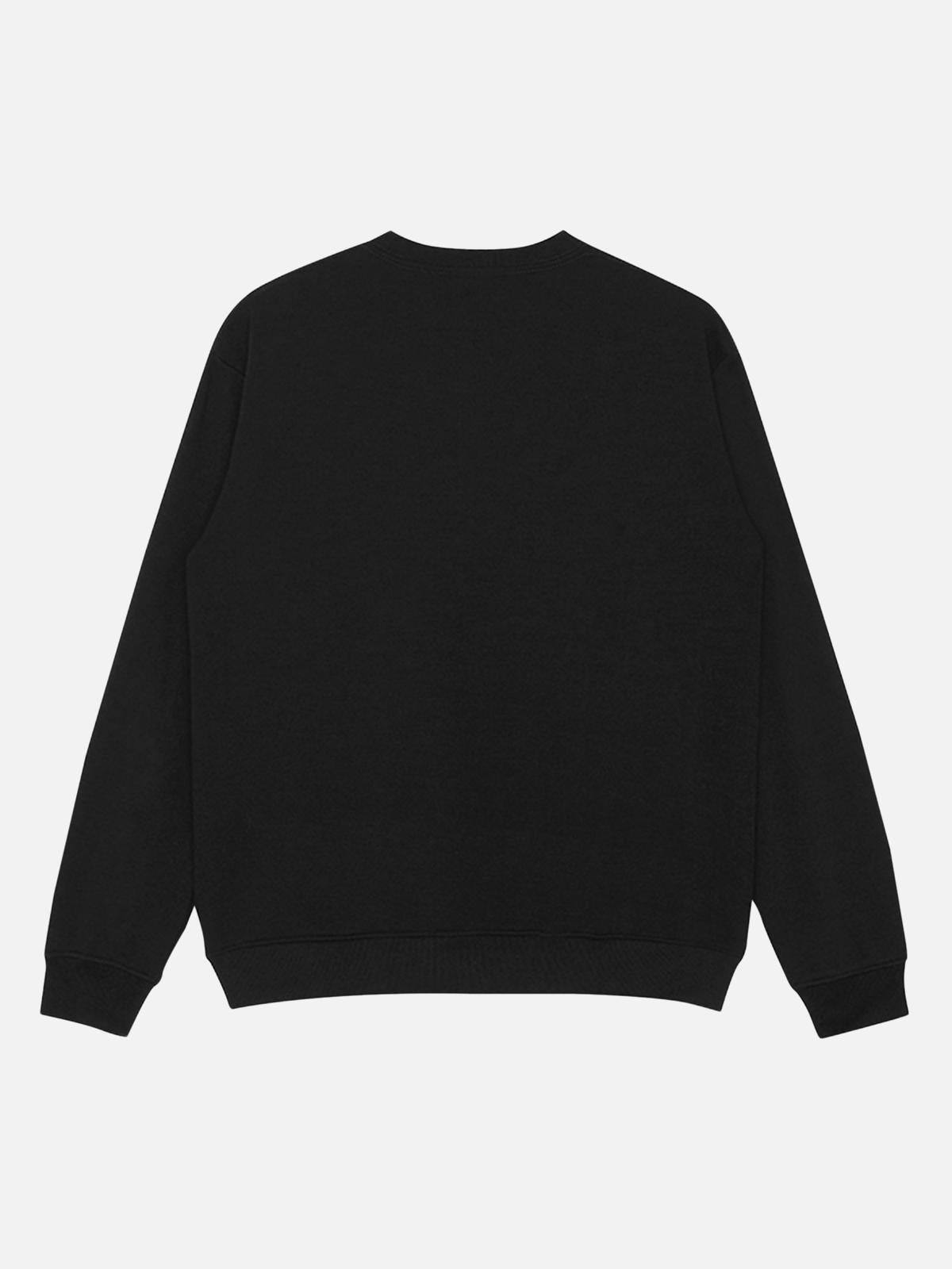 Concert Outfit Portrait Print Sweatshirt