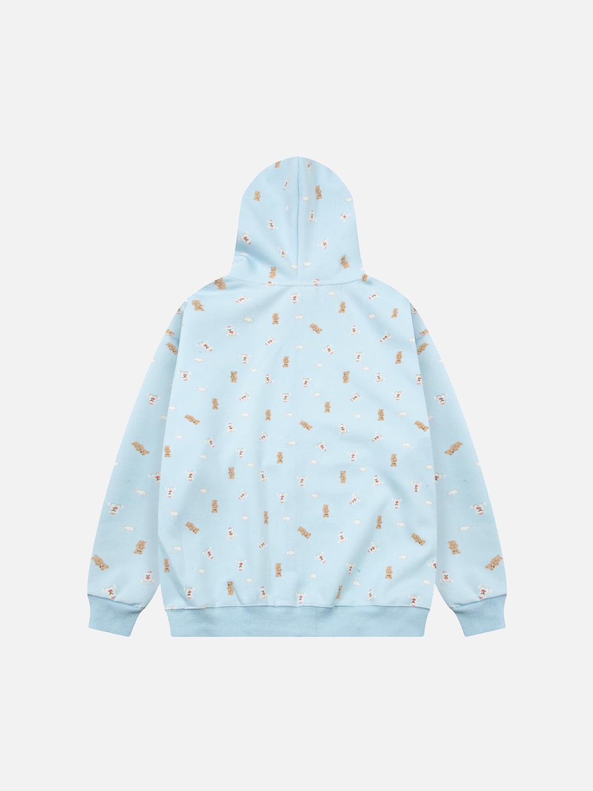 Concert Outfit Print Adorable Little Bear Hoodie