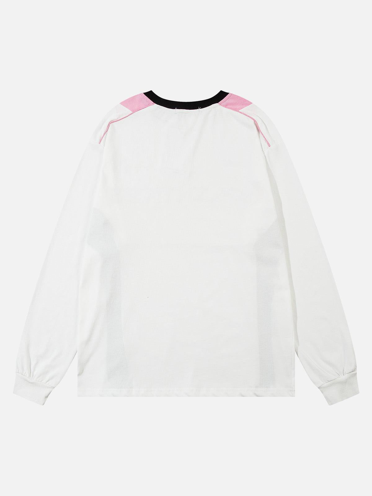 Concert Outfit Racing Oversized Long Sleeve T-Shirt