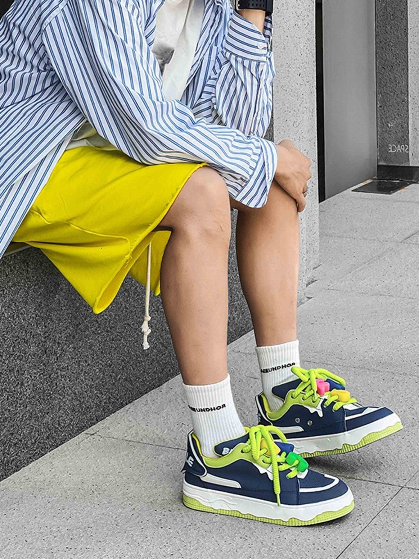 Concert Outfit Retro Casual Couple Sneakers