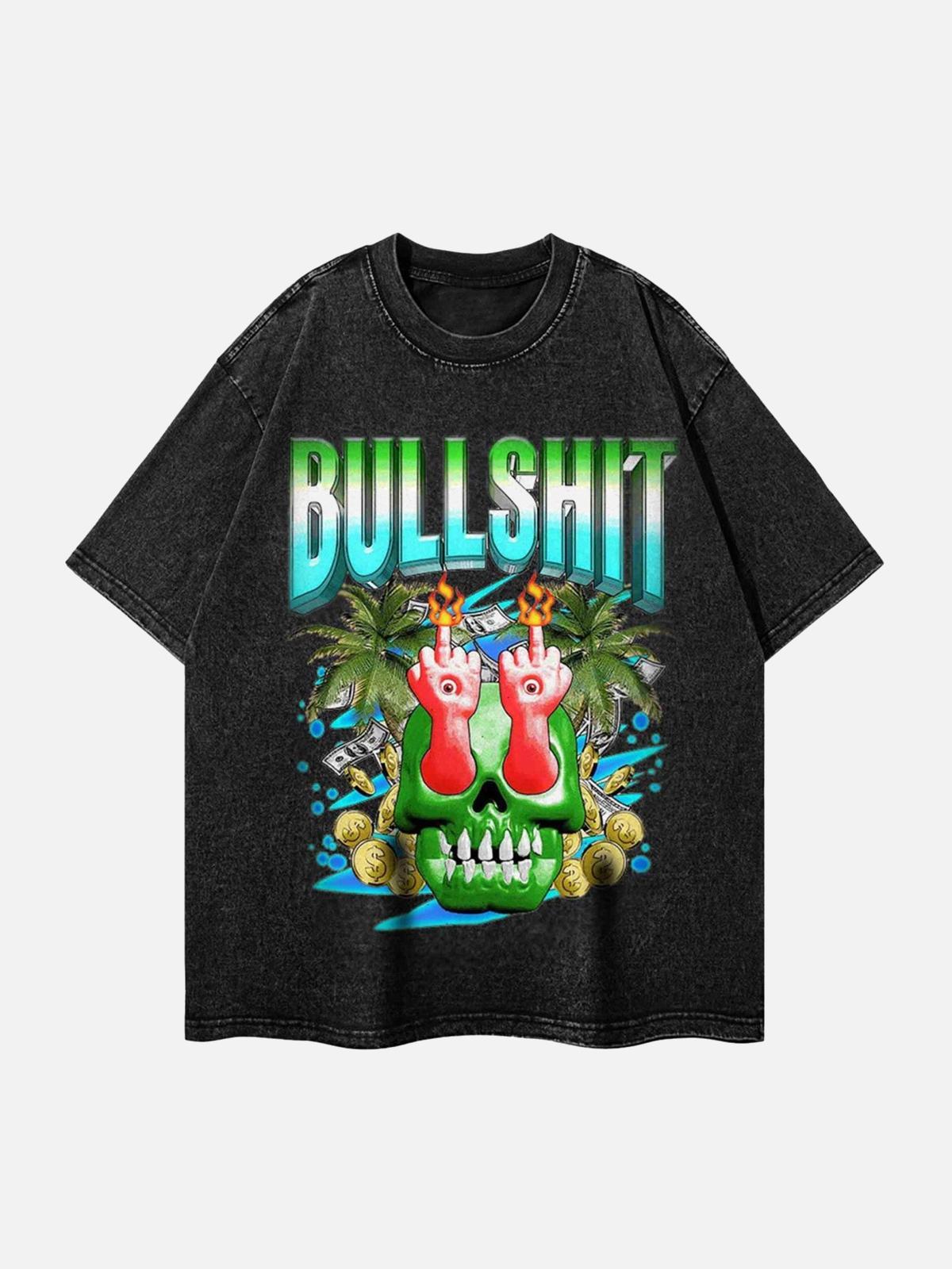 Concert Outfit Retro Creative Letter Finger T-Shirt