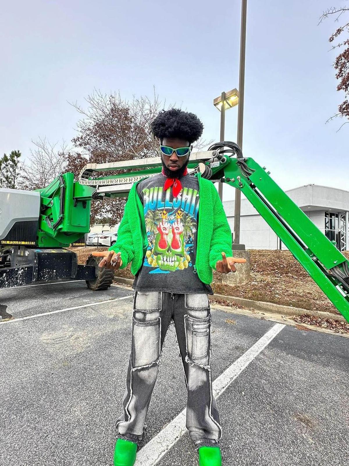 Concert Outfit Retro Creative Letter Finger T-Shirt