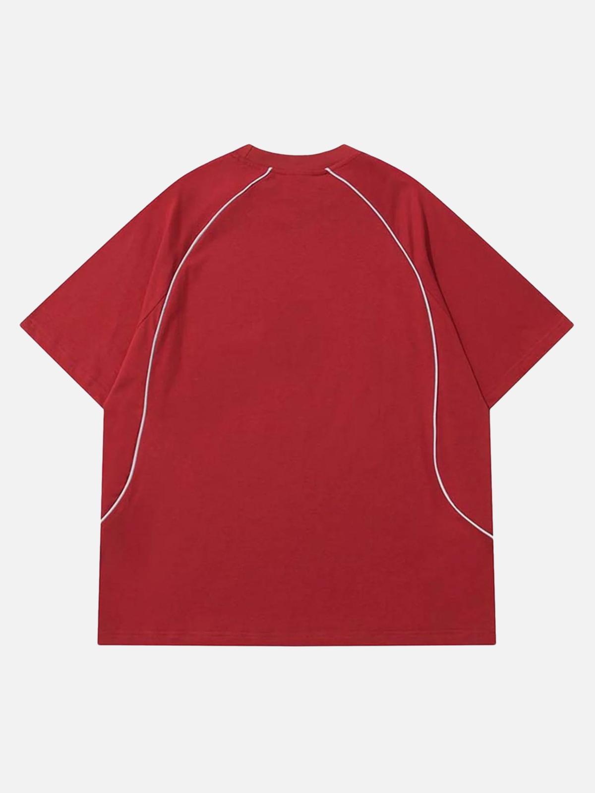 Concert Outfit Retro Letter Print T-Shirt