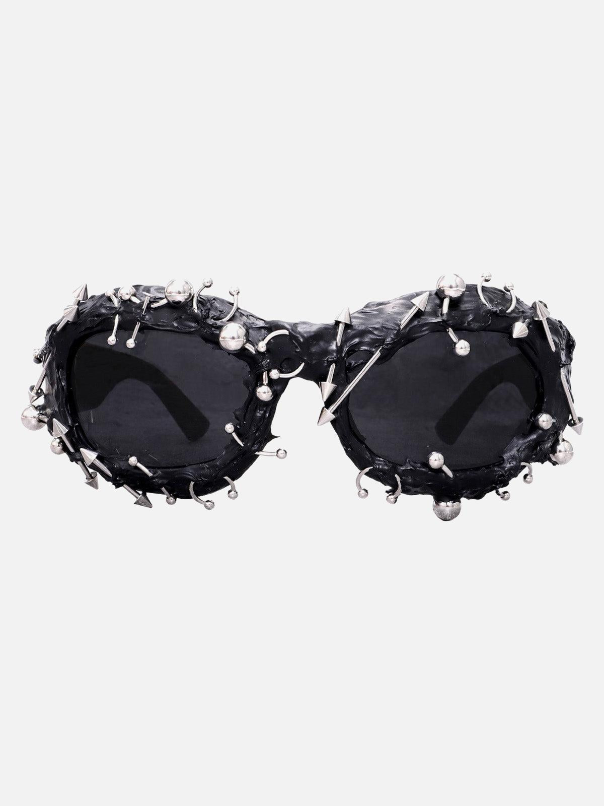 Concert Outfit Rivet Punk Style Sunglasses