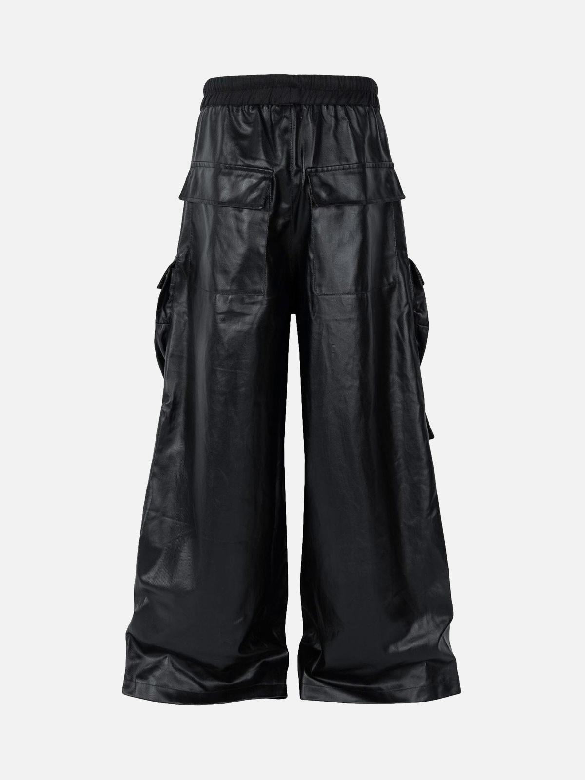 Concert Outfit RO-Style Multi-Pocket matte coated overalls