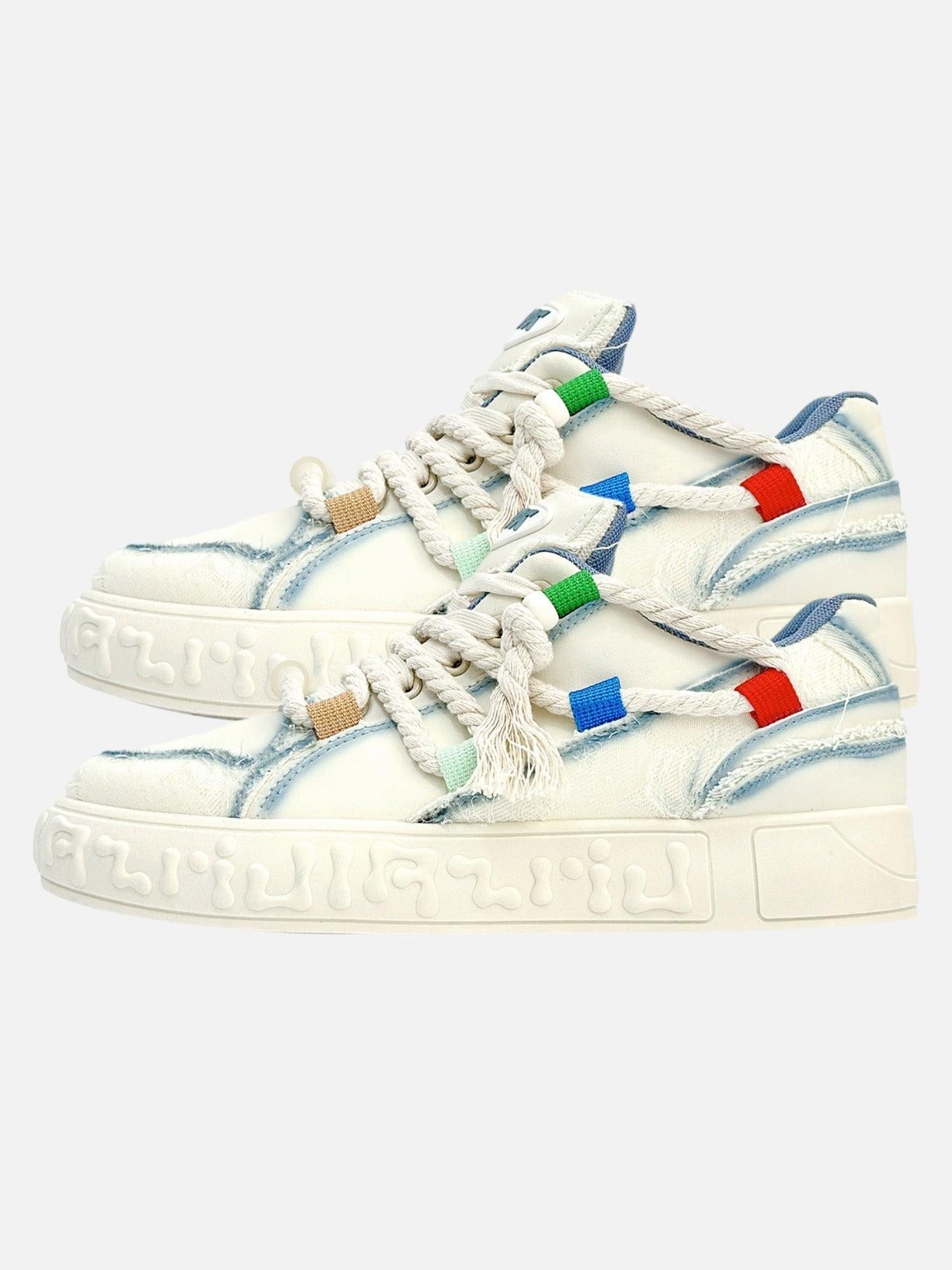 Concert Outfit Rope Knot Design Fashion Sneakers