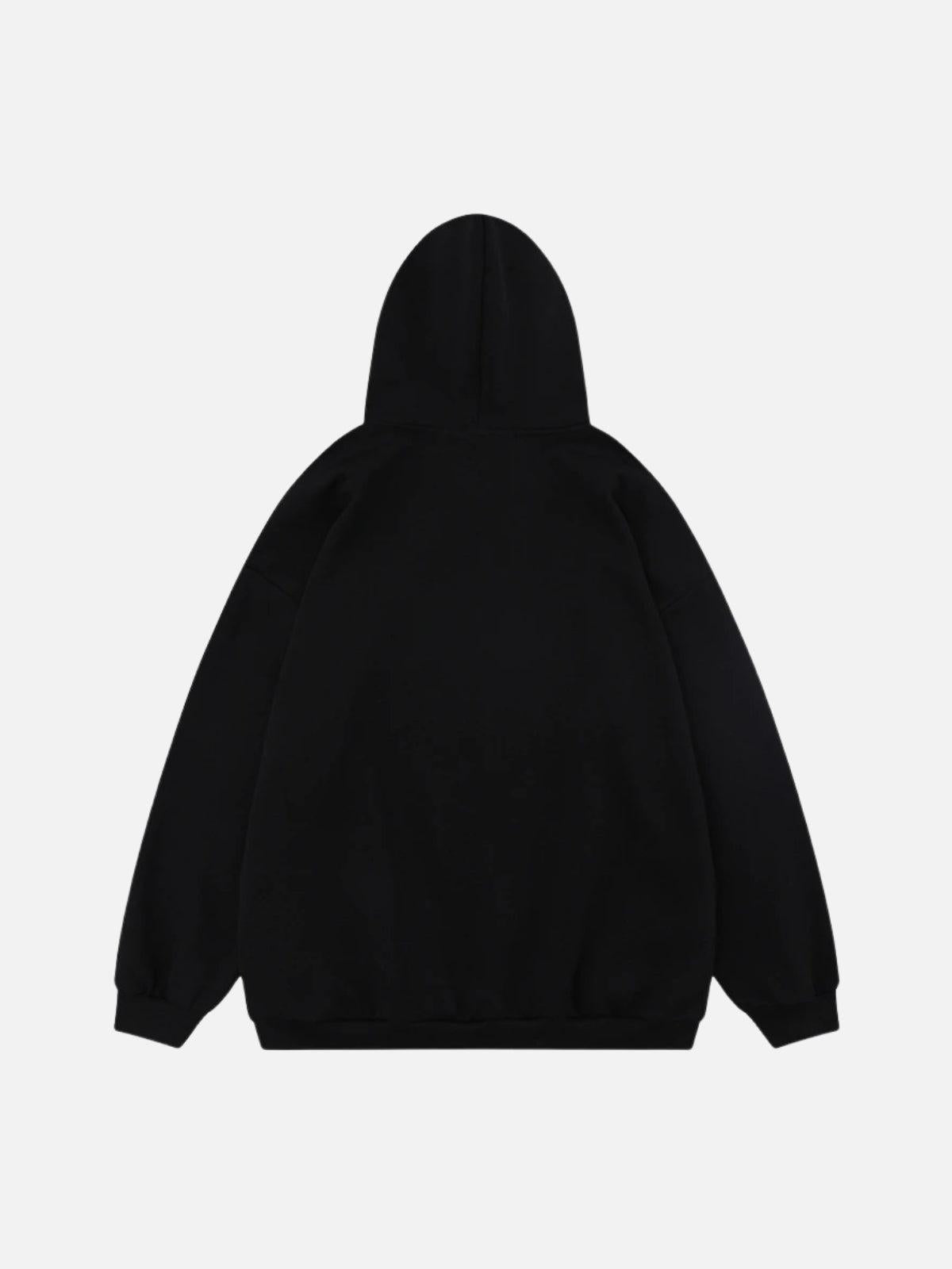 Concert Outfit Shadow Graphic Print Hoodie