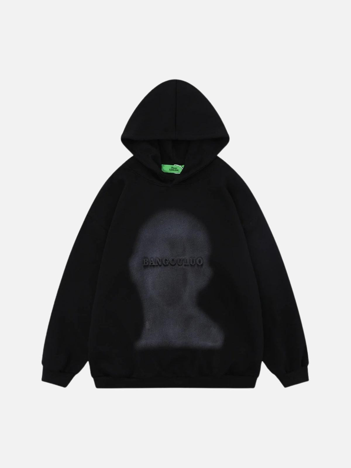 Concert Outfit Shadow Graphic Print Hoodie