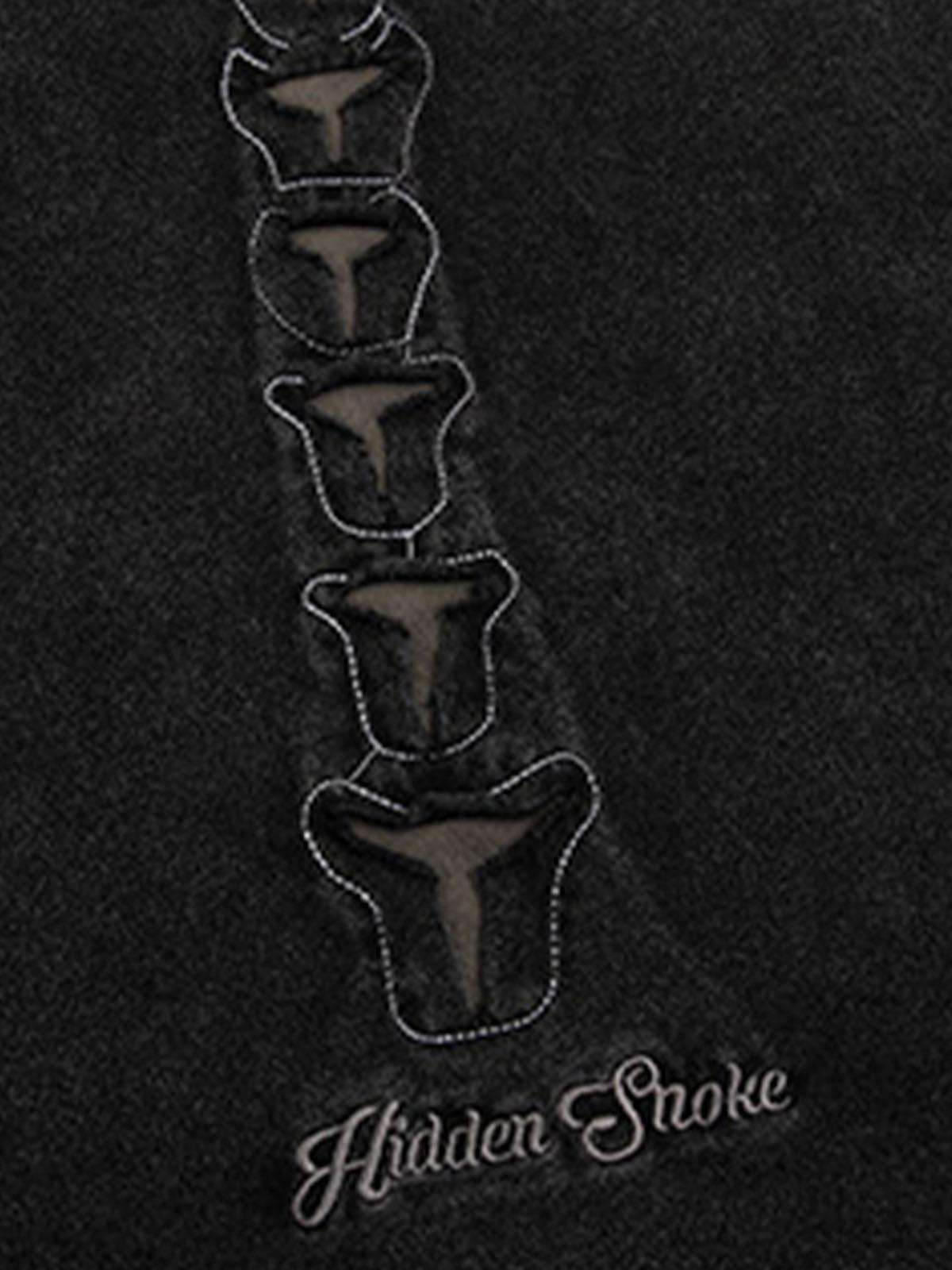 Concert Outfit Skeleton Design Print Oversized T-Shirt Concert Outfit Skeleton Design Print Oversized T-Shirt