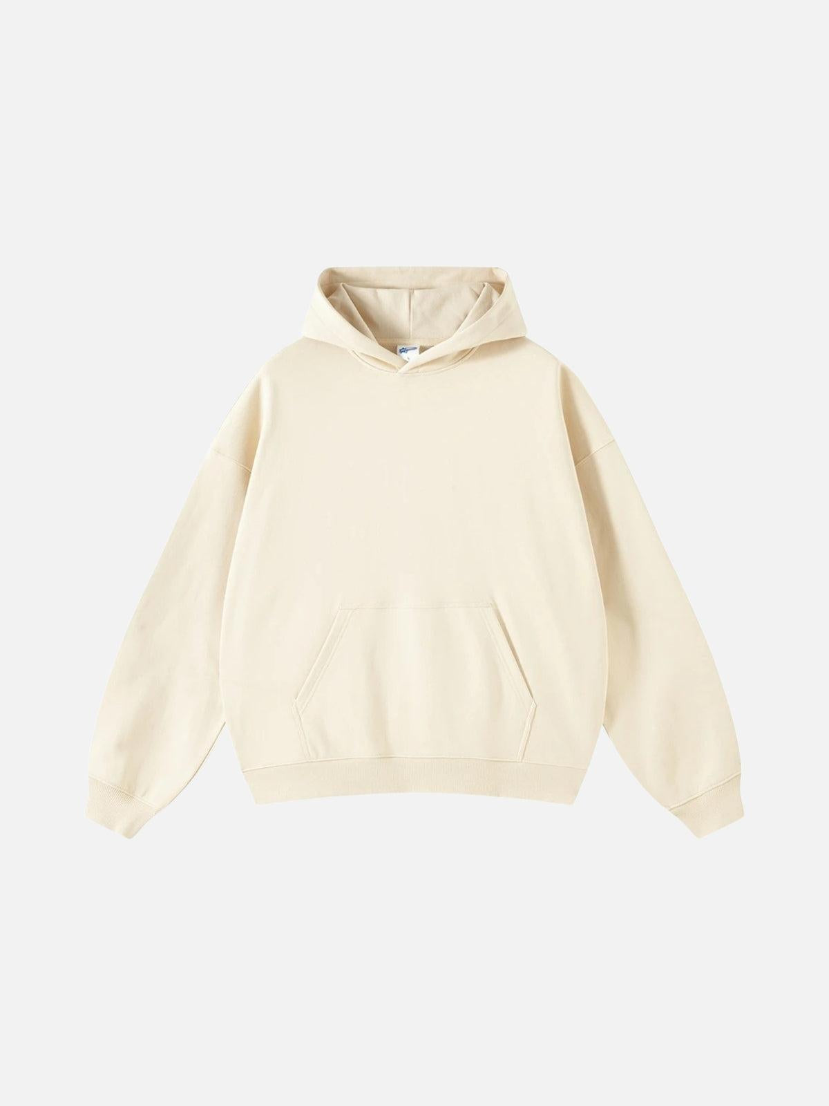 Concert Outfit Solid Cotton Hoodie