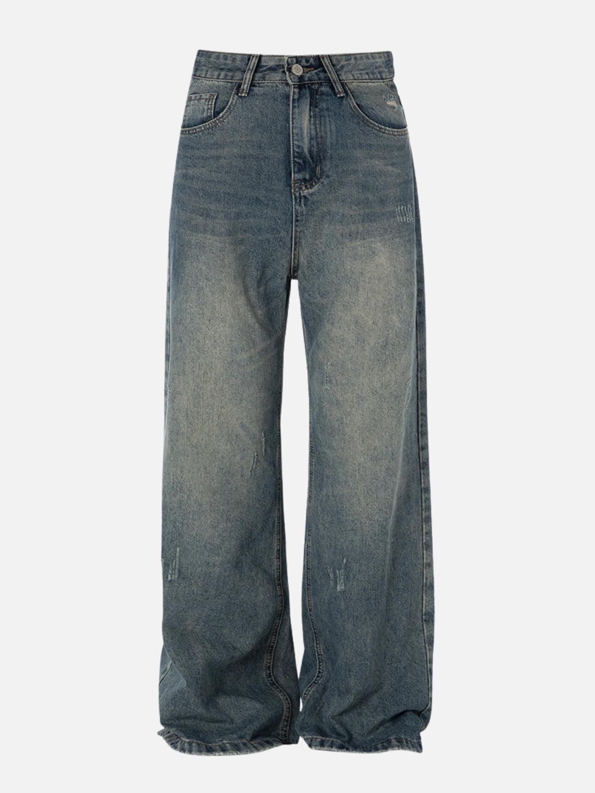 Concert Outfit Solid Vintage Loose Jeans