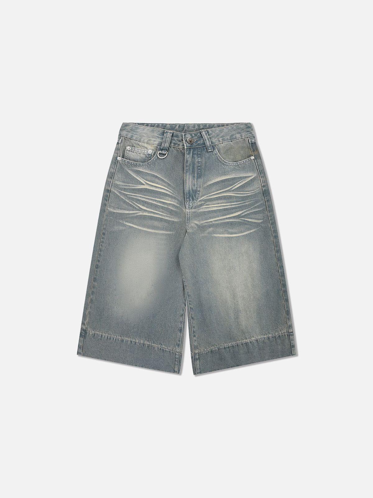 Concert Outfit Solid Washed Longline Jorts