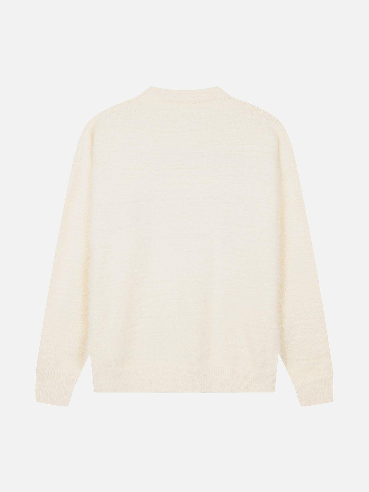 Concert Outfit Spider Knit Mohair Sweater