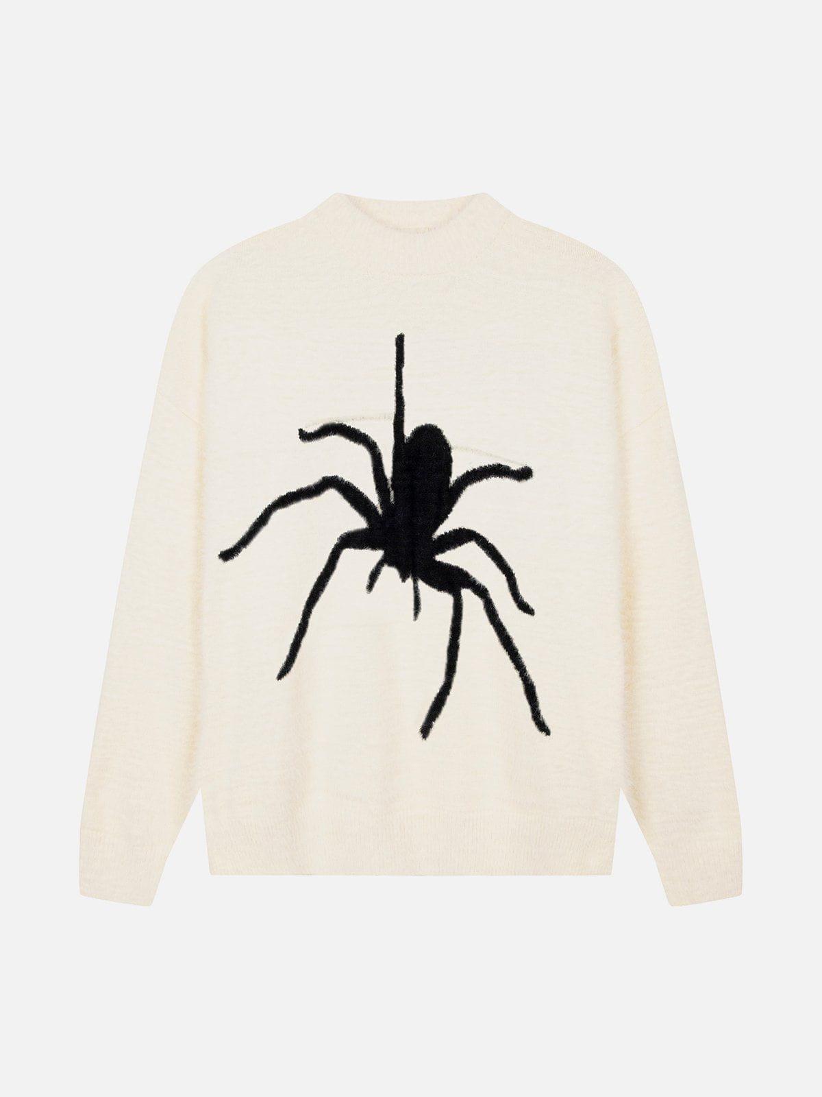 Concert Outfit Spider Knit Mohair Sweater