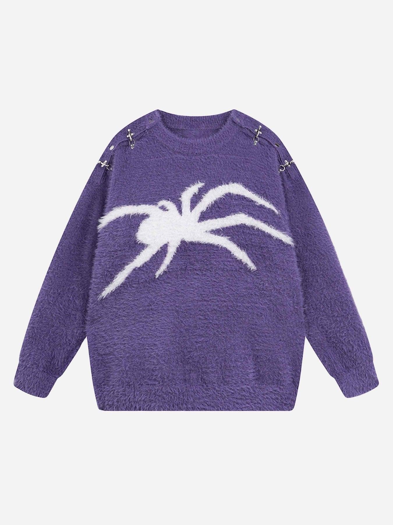 Concert Outfit Spider Warm Loose Sweater