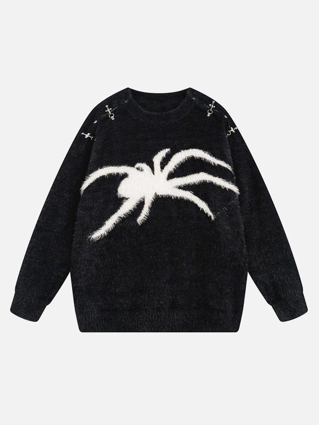 Concert Outfit Spider Warm Loose Sweater