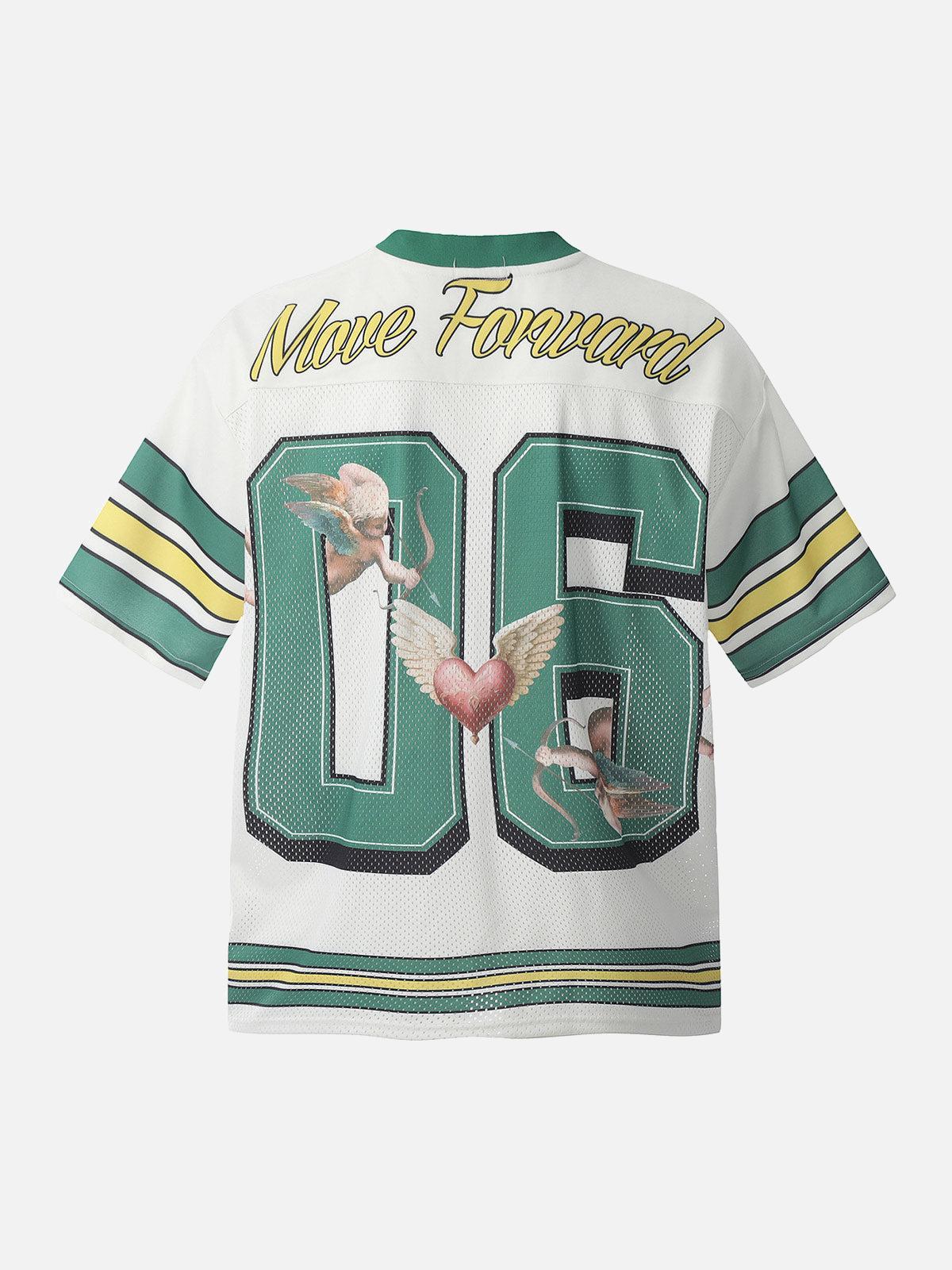 Concert Outfit Sports Jersey V-Neck T-Shirt