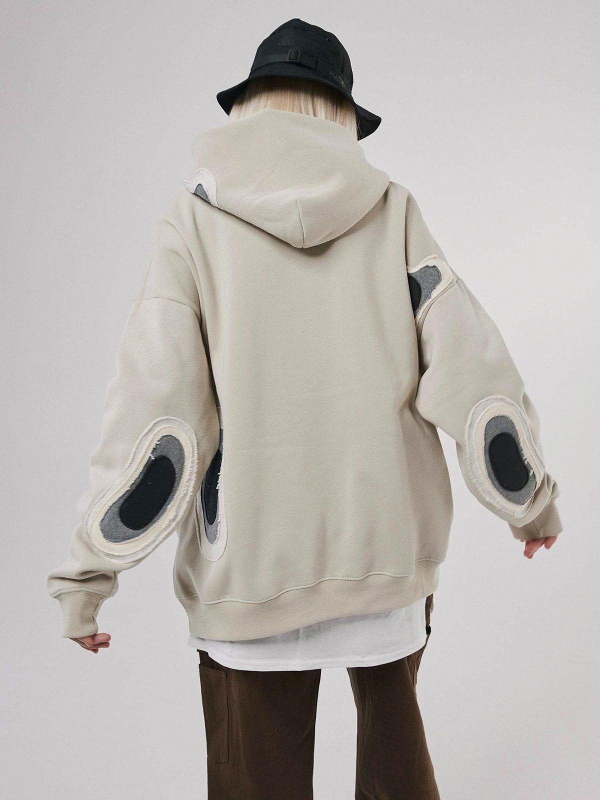 Concert Outfit Spot Patchwork Hoodie