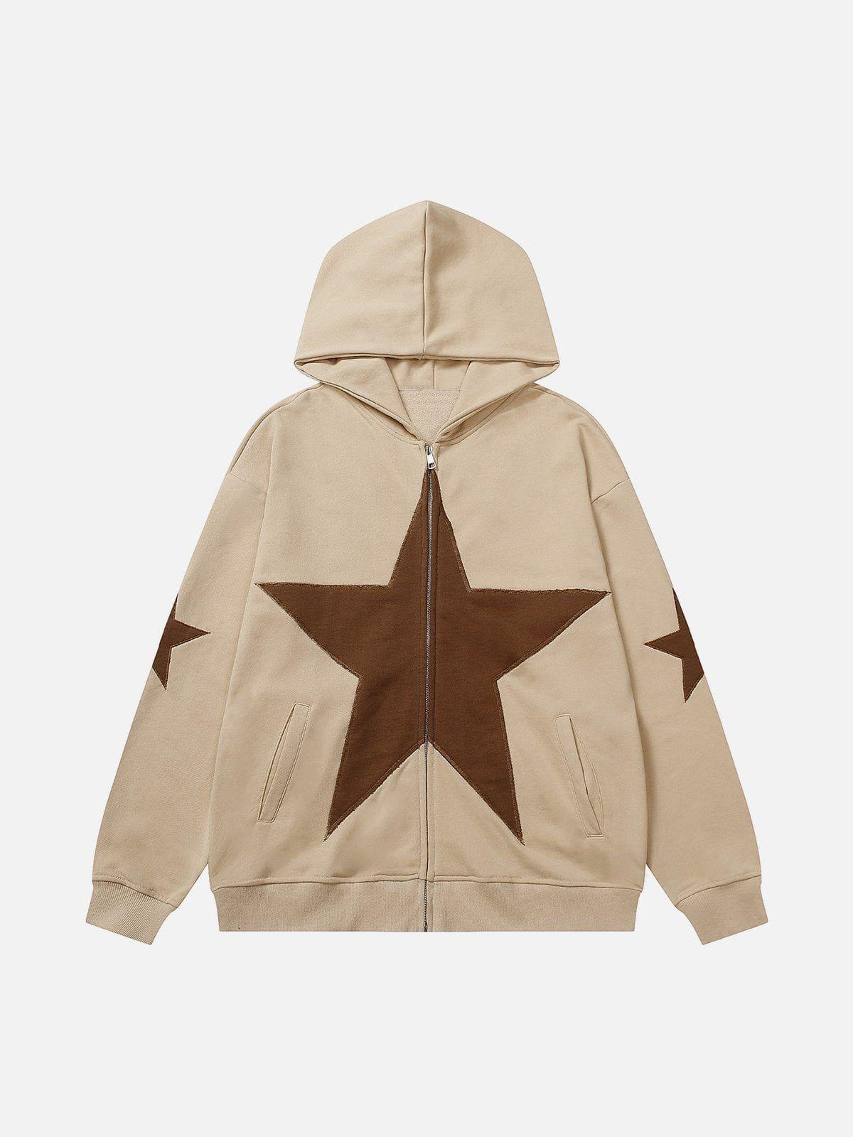 Concert Outfit Star Graphic Print Hoodie