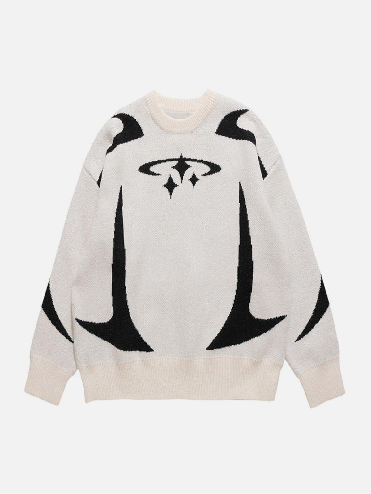 Concert Outfit Star Pattern Sweater