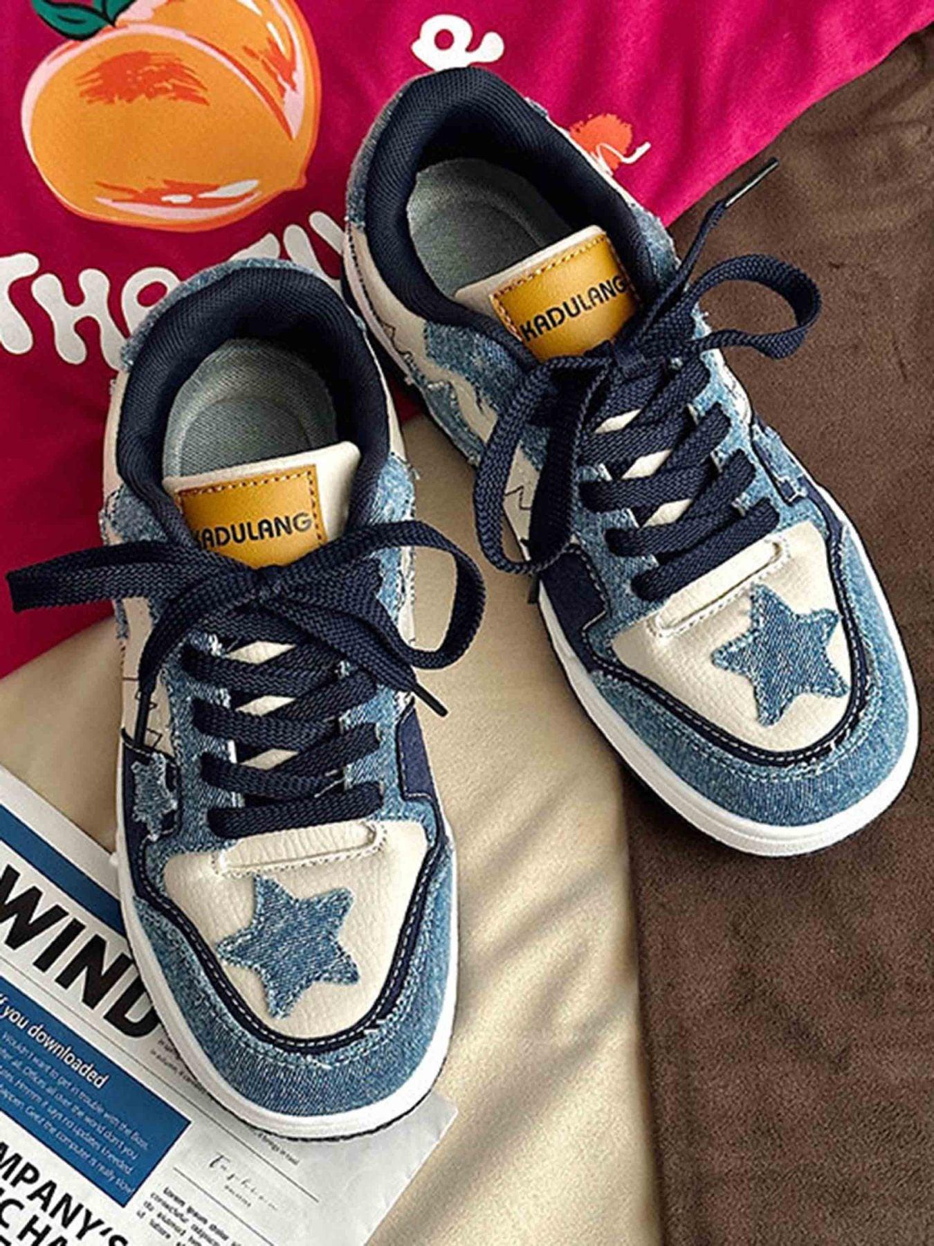 Concert Outfit Star Peplum Slip-On Shoes