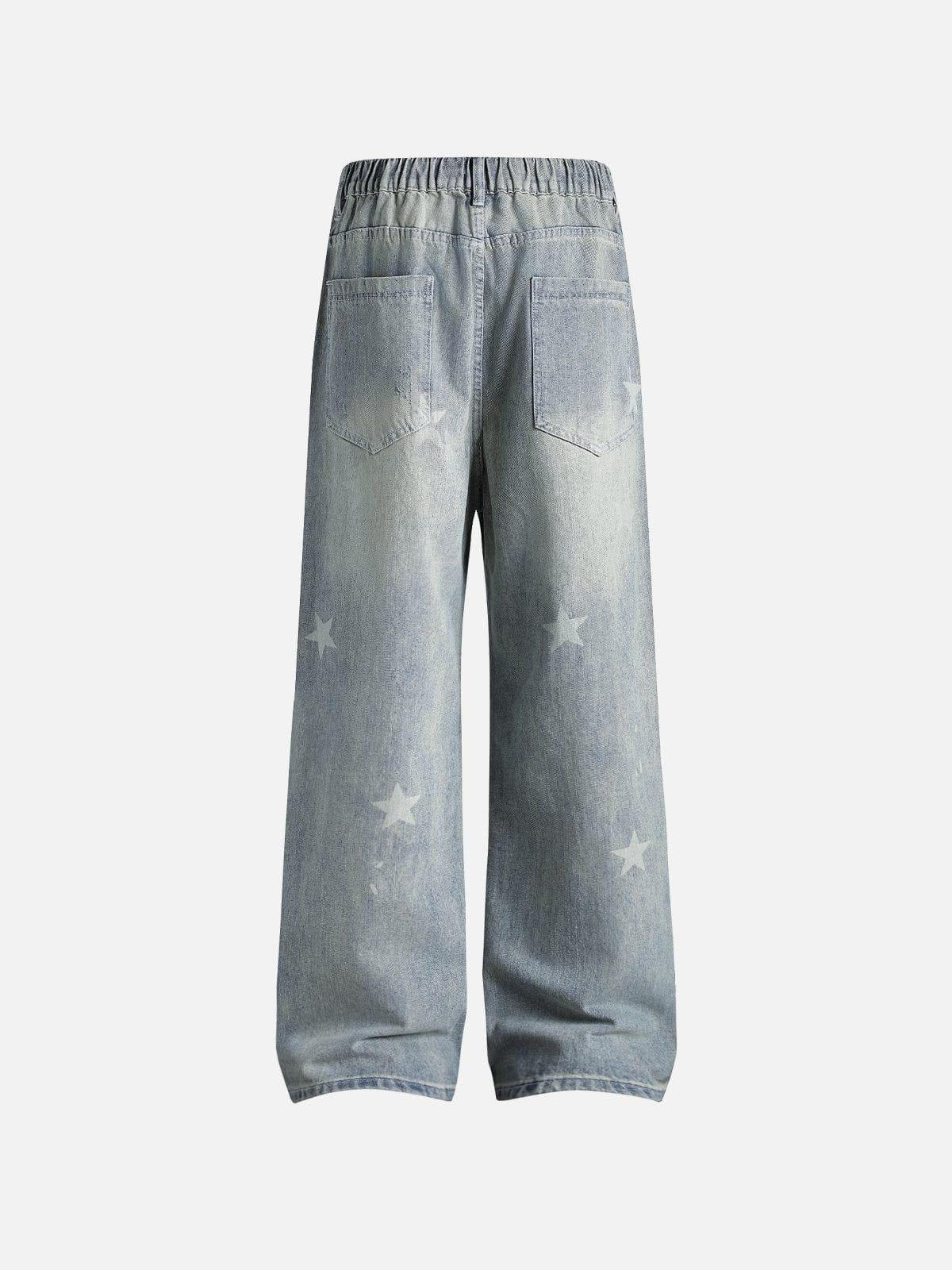 Concert Outfit Star Print Jeans