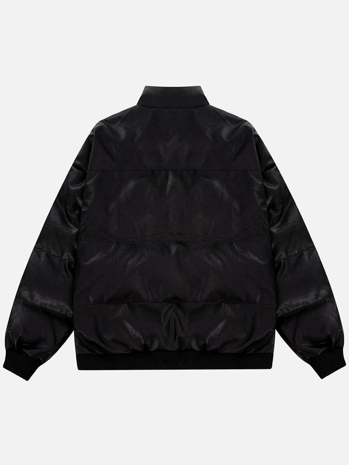 Concert Outfit Star PU Winter Coat