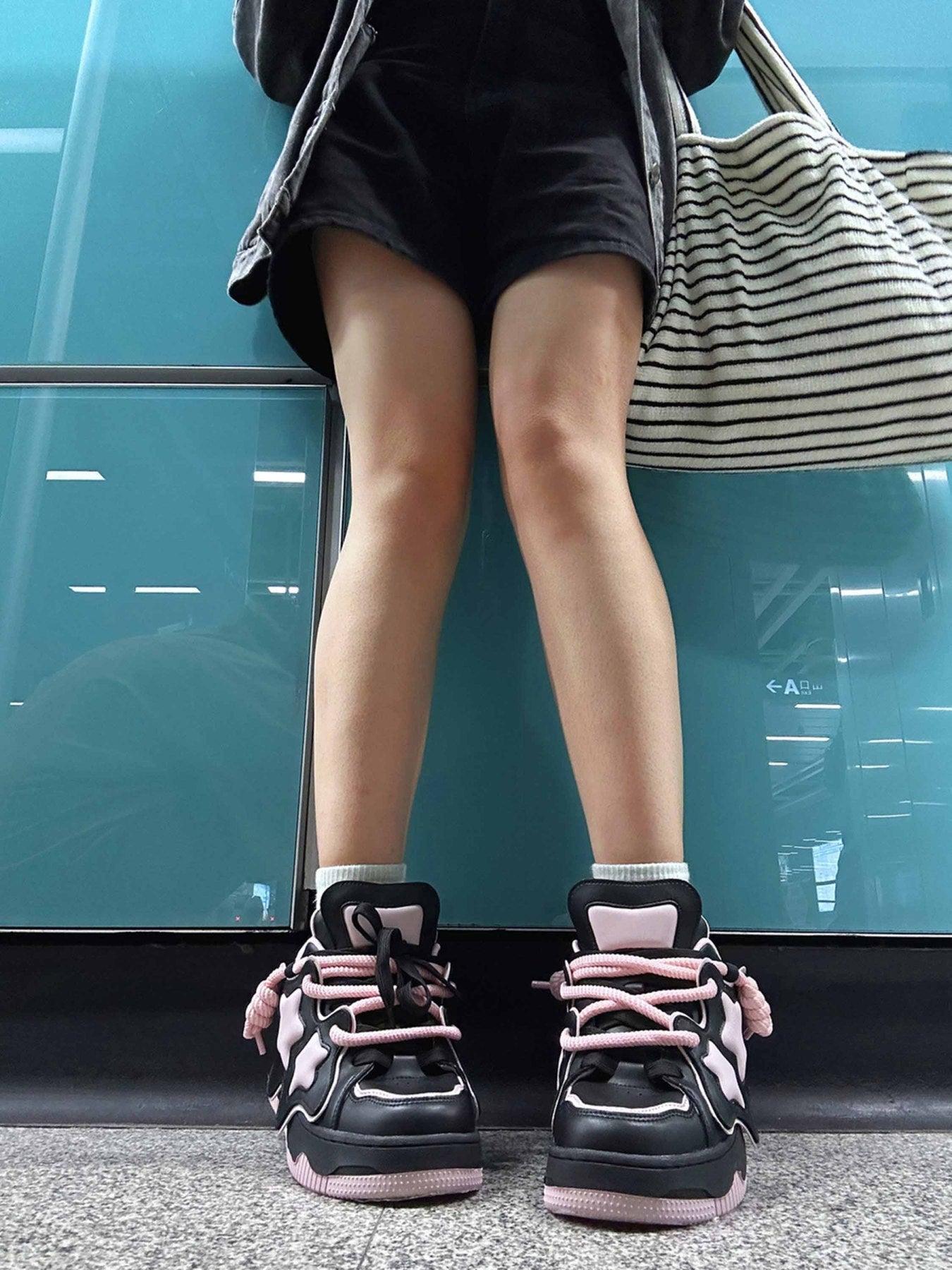 Concert Outfit Star Thick Bottom Board Shoes Couple Concert Outfit Star Thick Bottom Board Shoes Couple