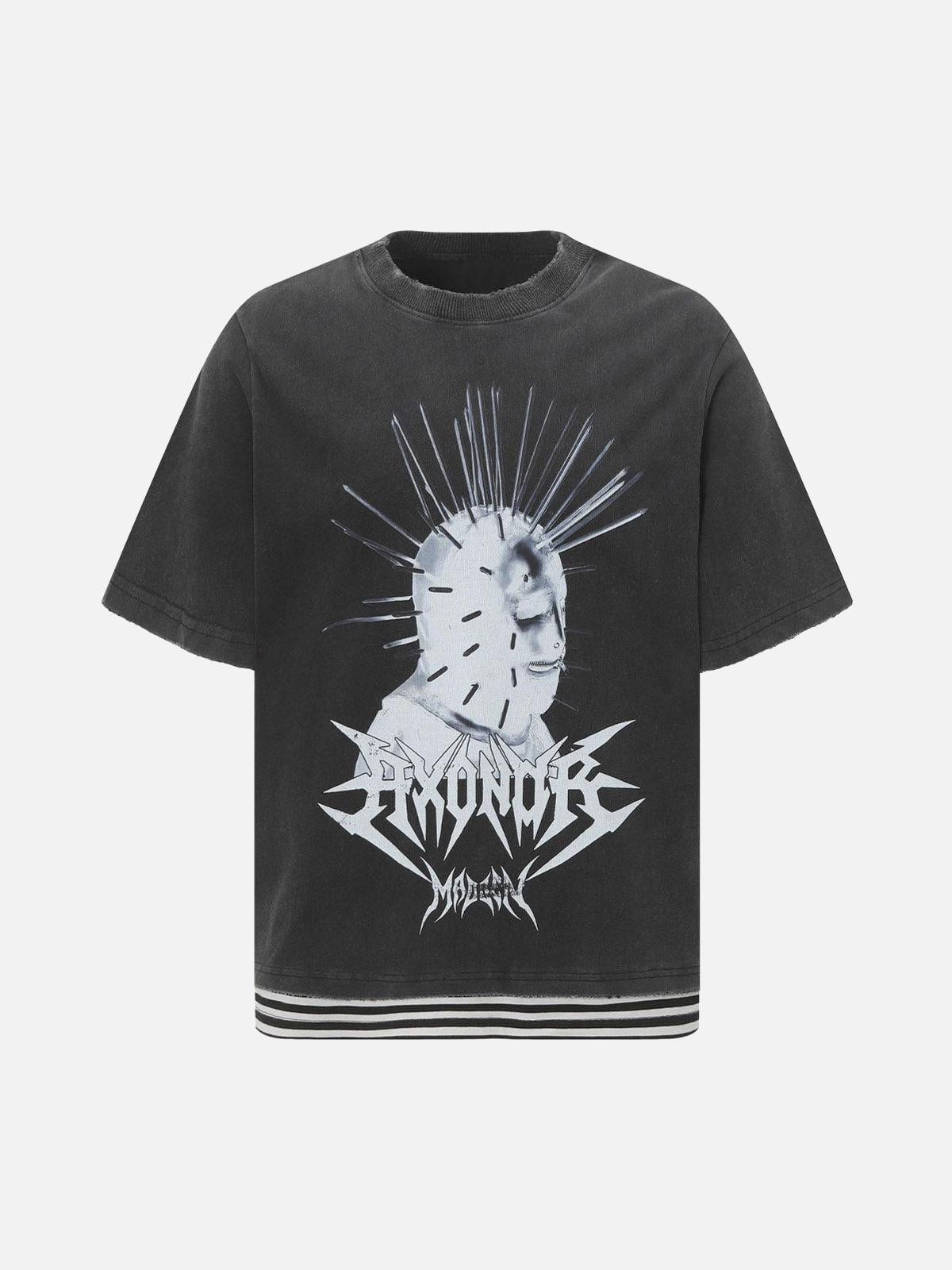 Concert Outfit Street Dark Punk Graphics T-Shirt